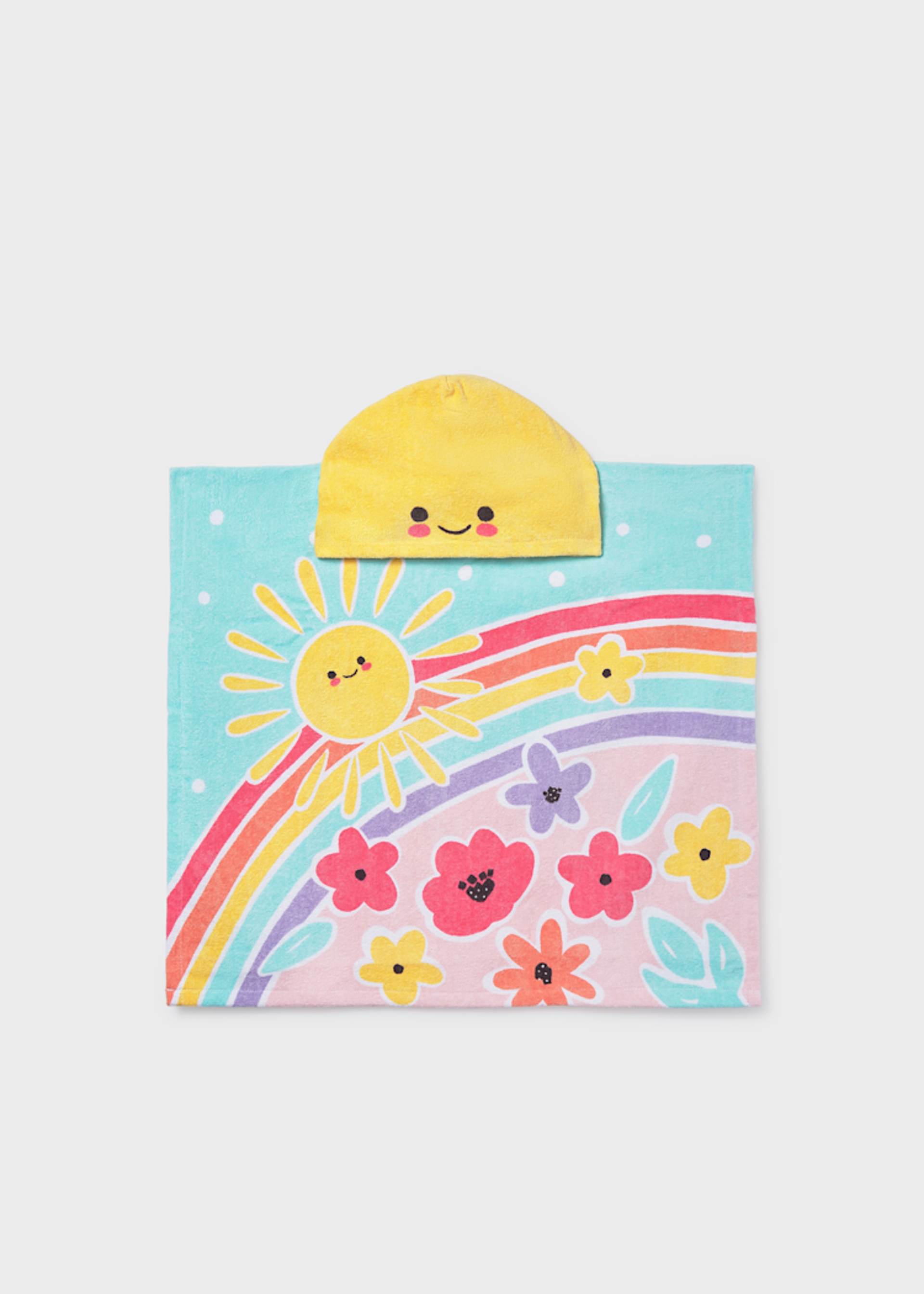 Serviette de plage à capuche bébé