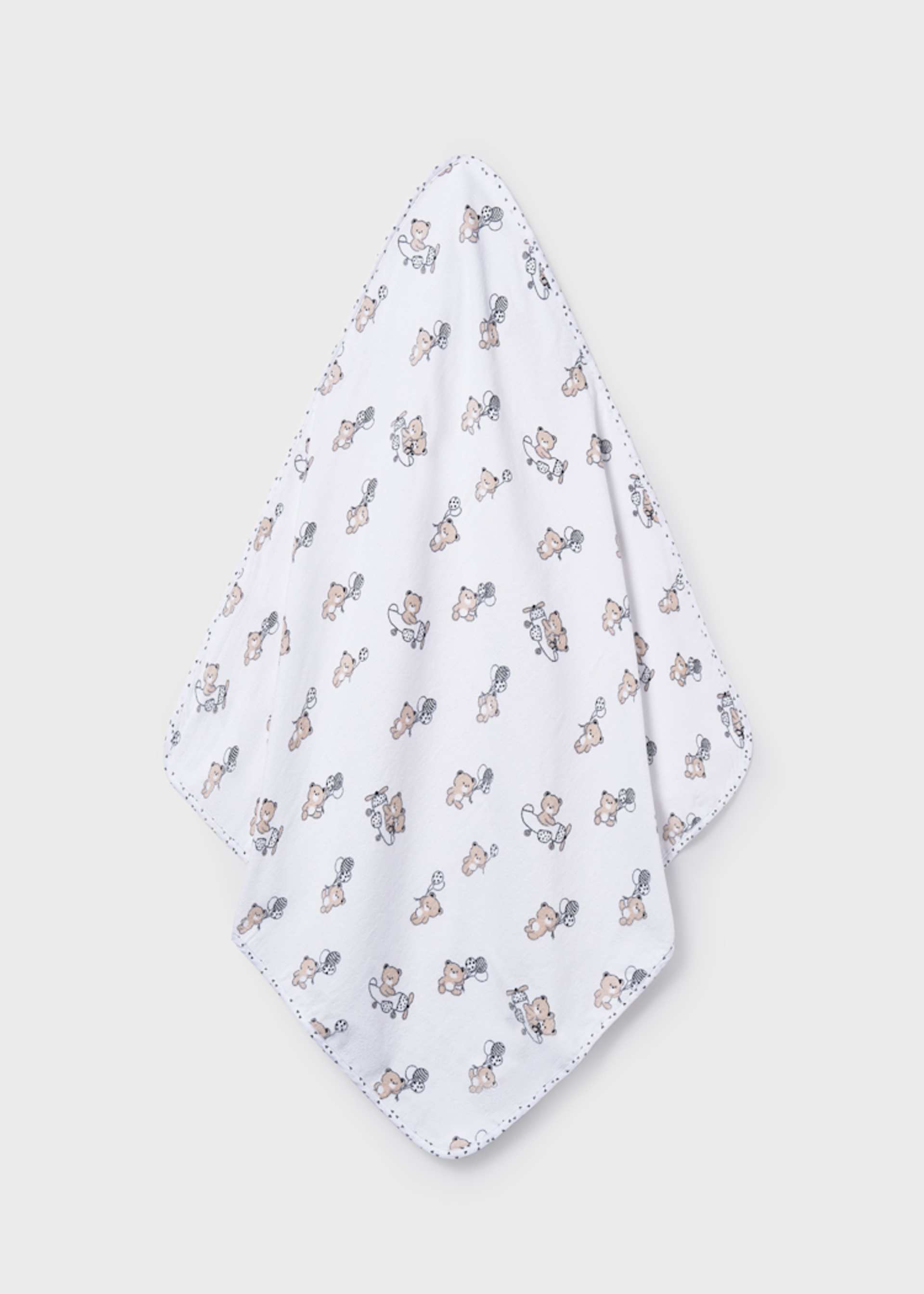 Baby animal hooded towel