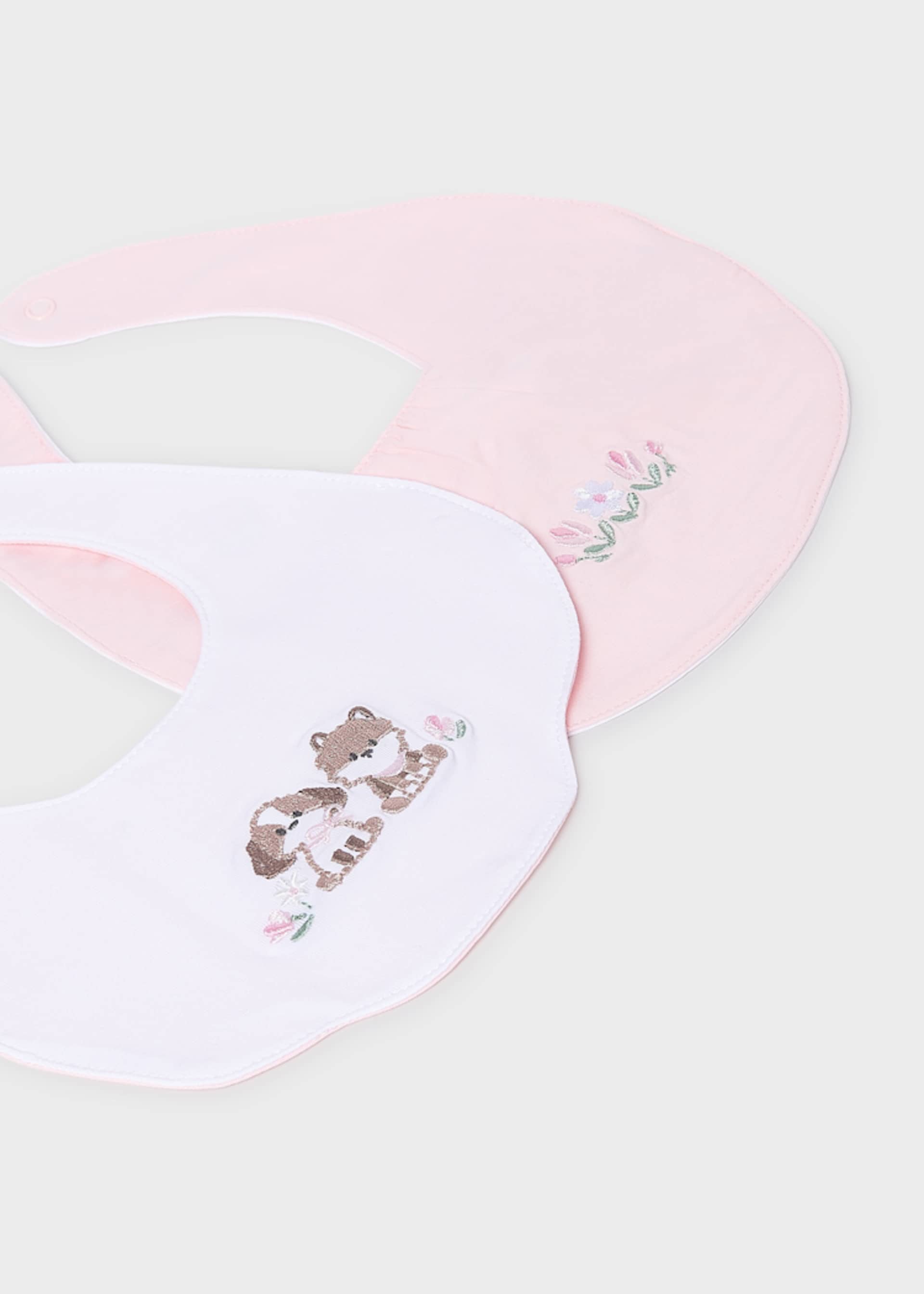 Set of 2 baby bibs