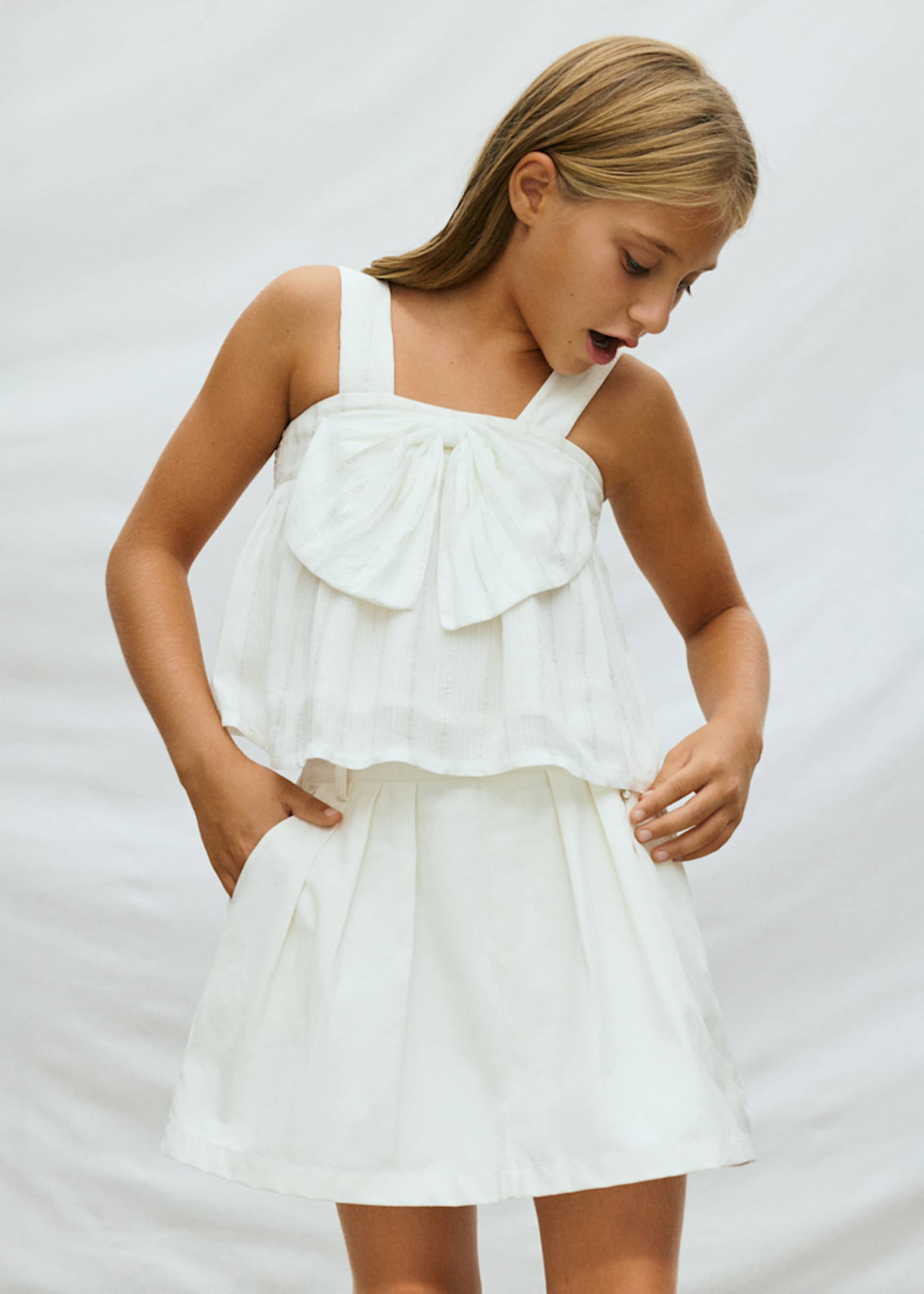 Girls' trouser skirt