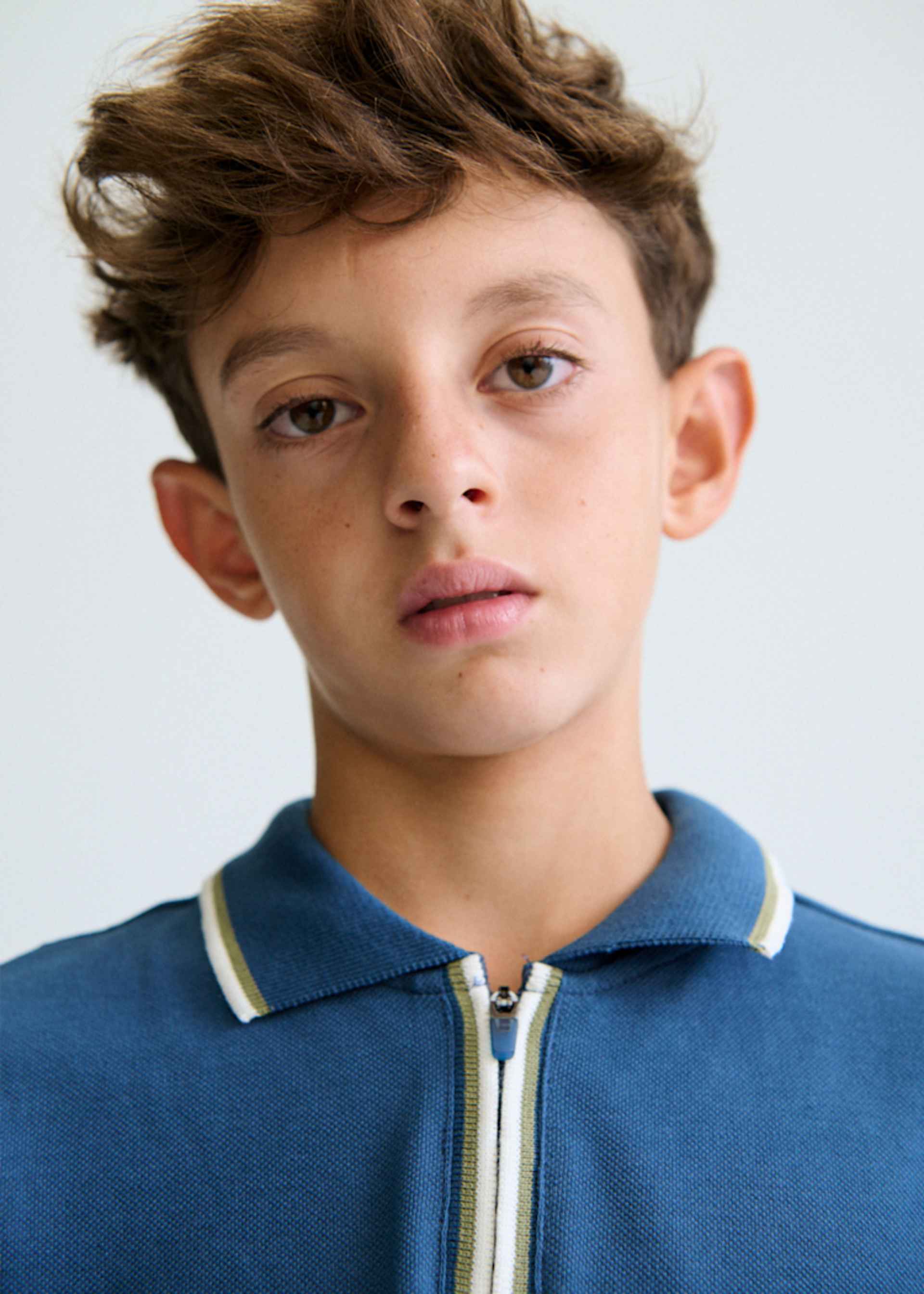 Polo cerniera ragazzo