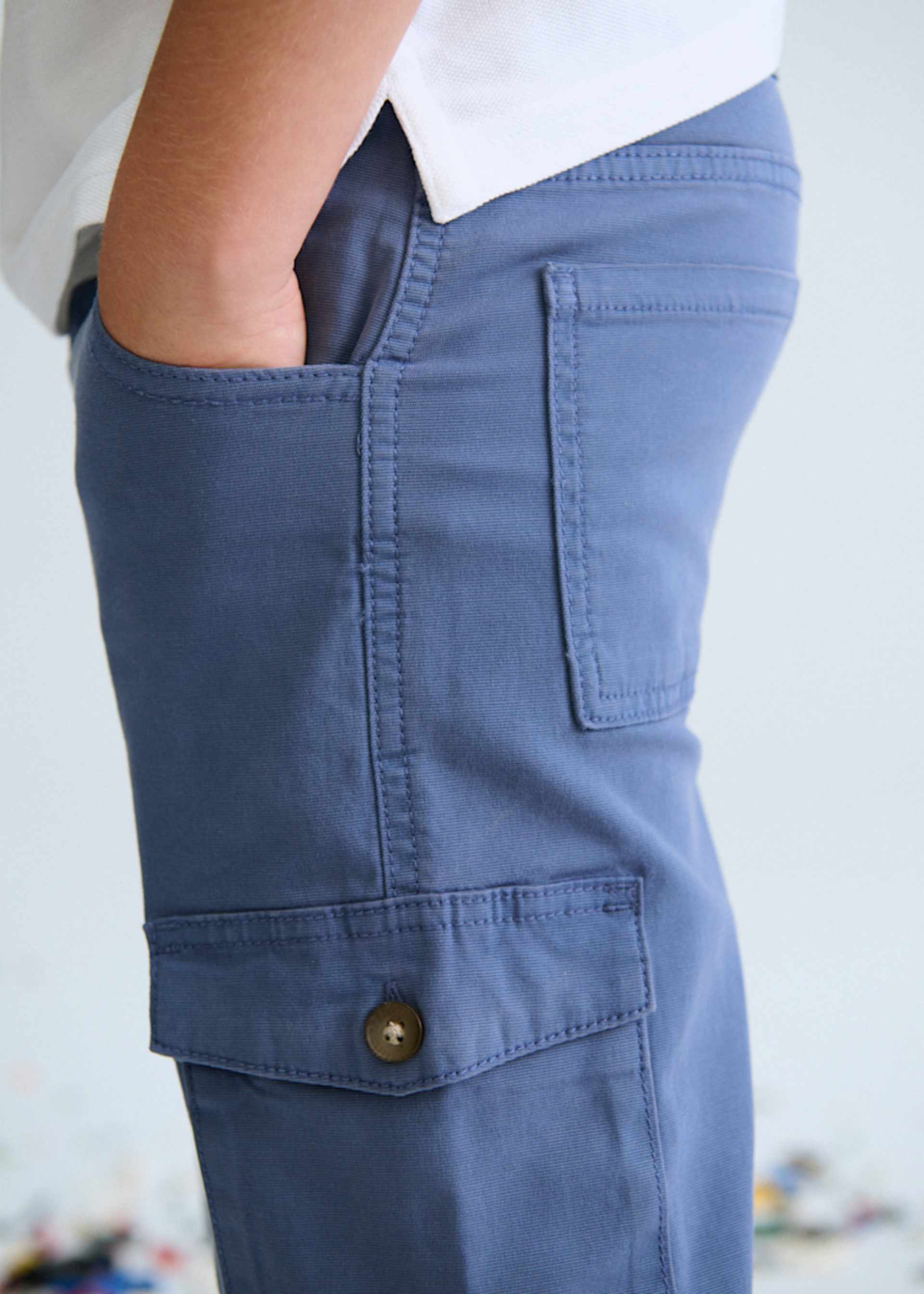 Cargo-Bermudas Teenager Jungen