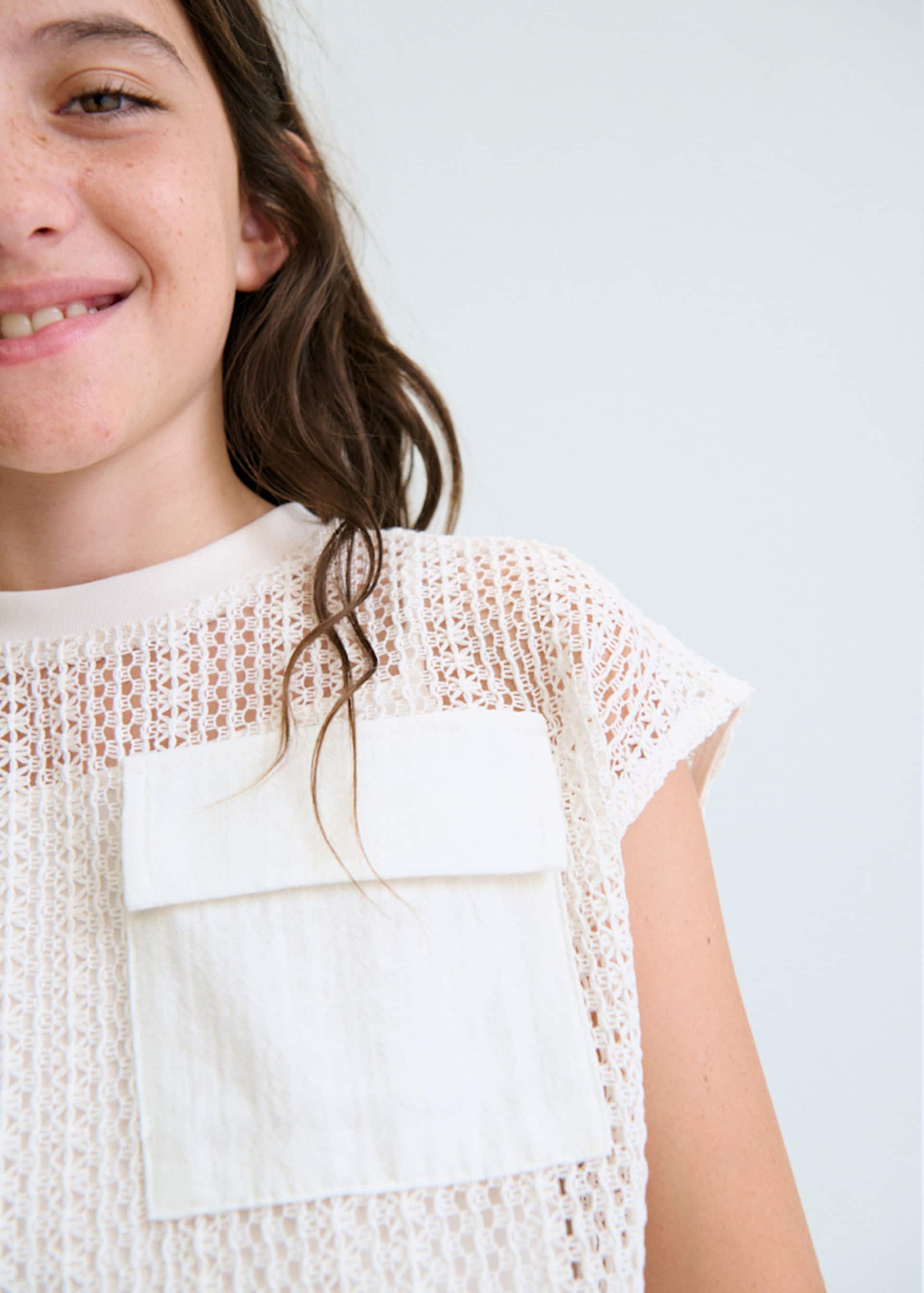 T-Shirt mit Top Teenager Mädchen