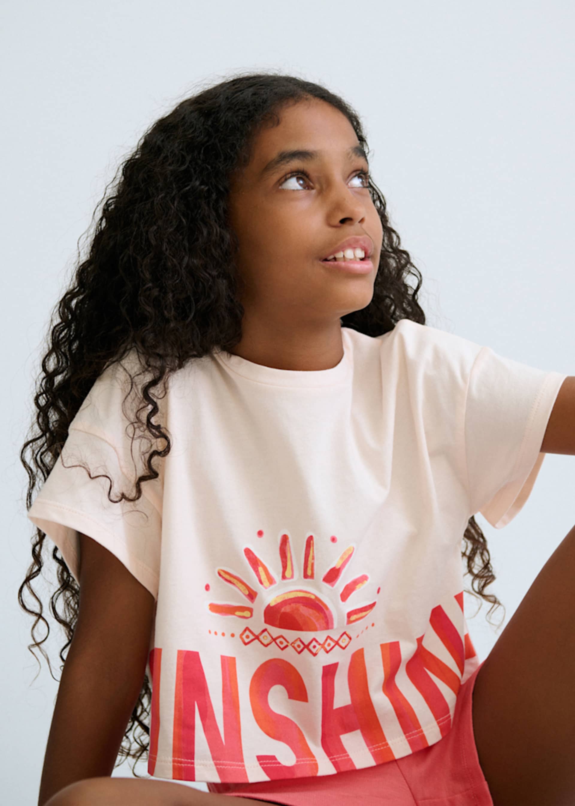 Girl's shorts and T-shirt set