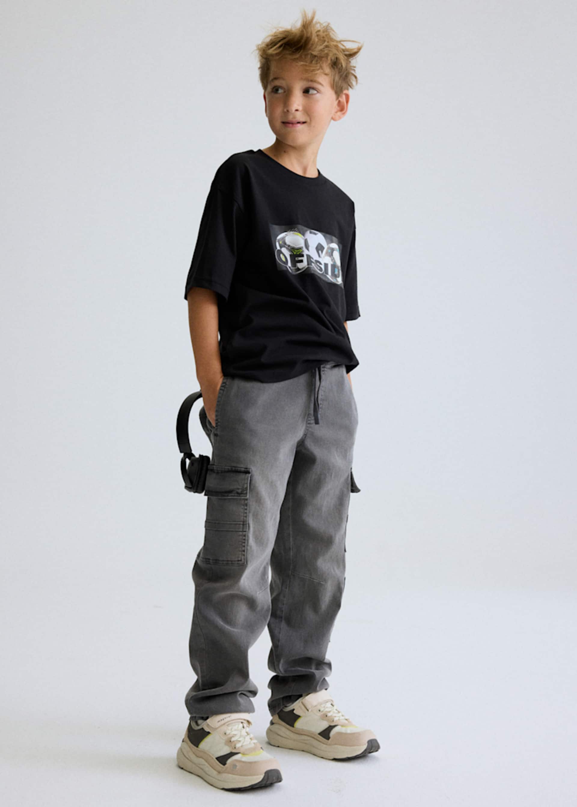 Tricou cu serigrafie baiat