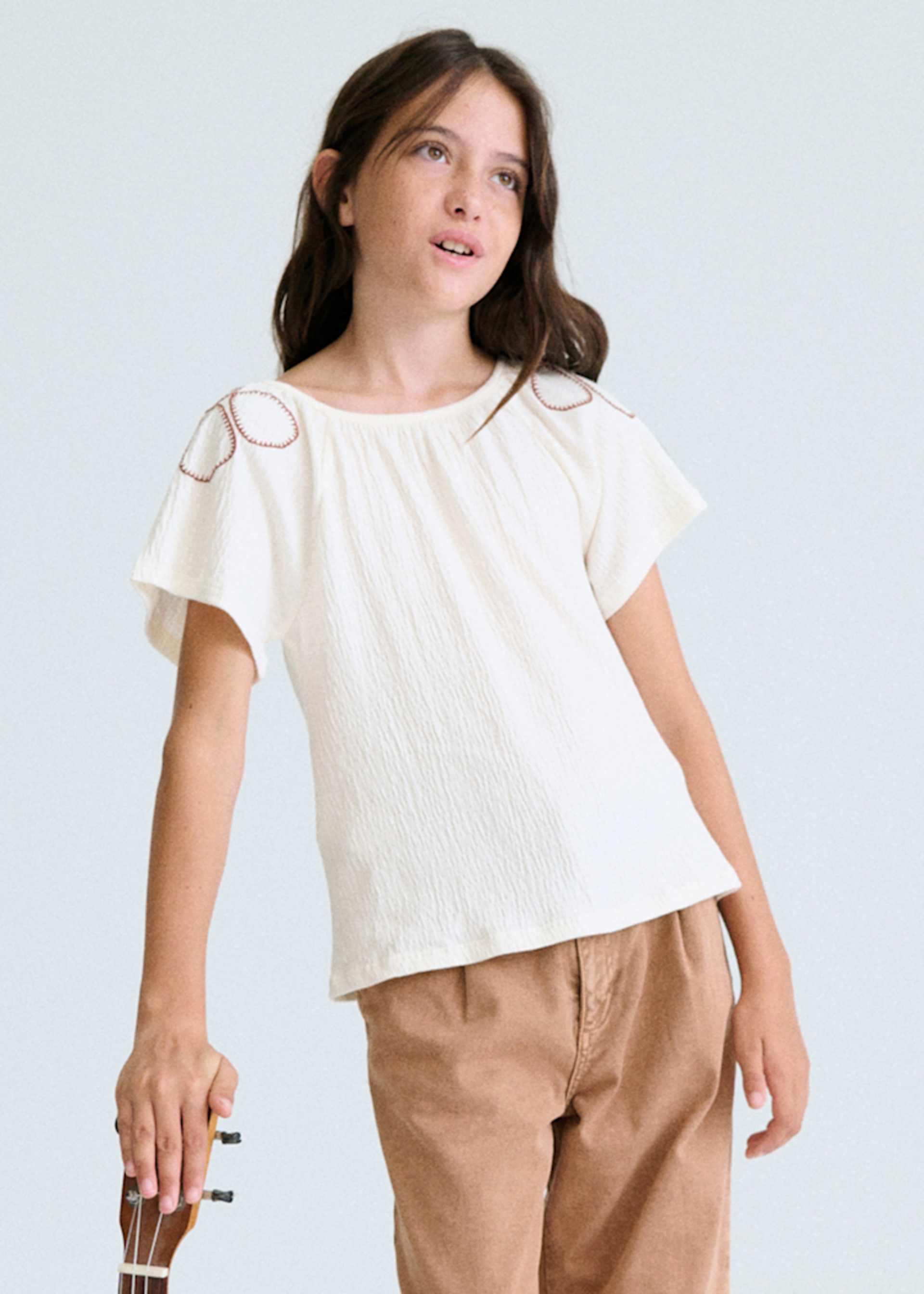 T-shirt bambula rapariga