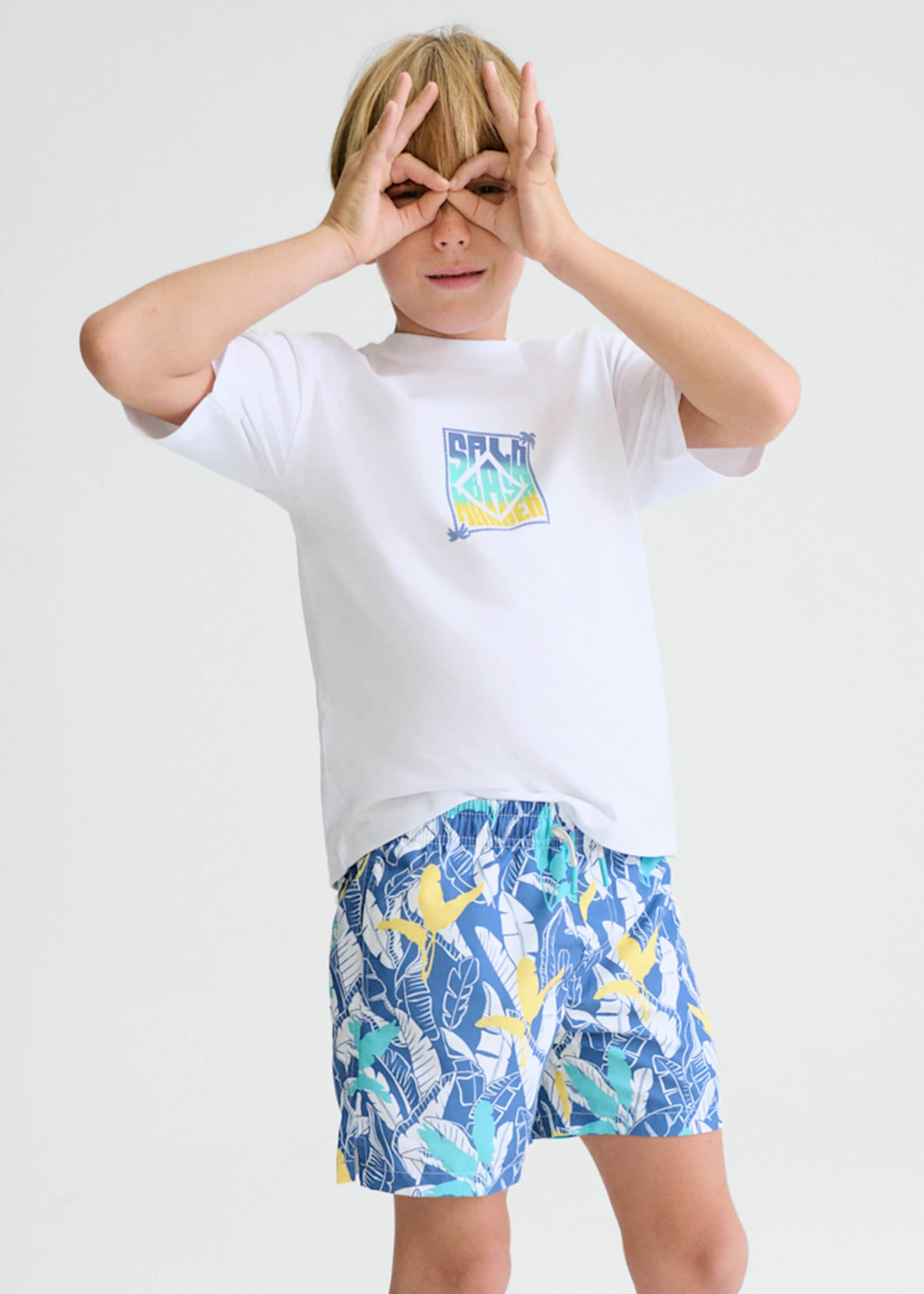 Boy Printed Swim Shorts