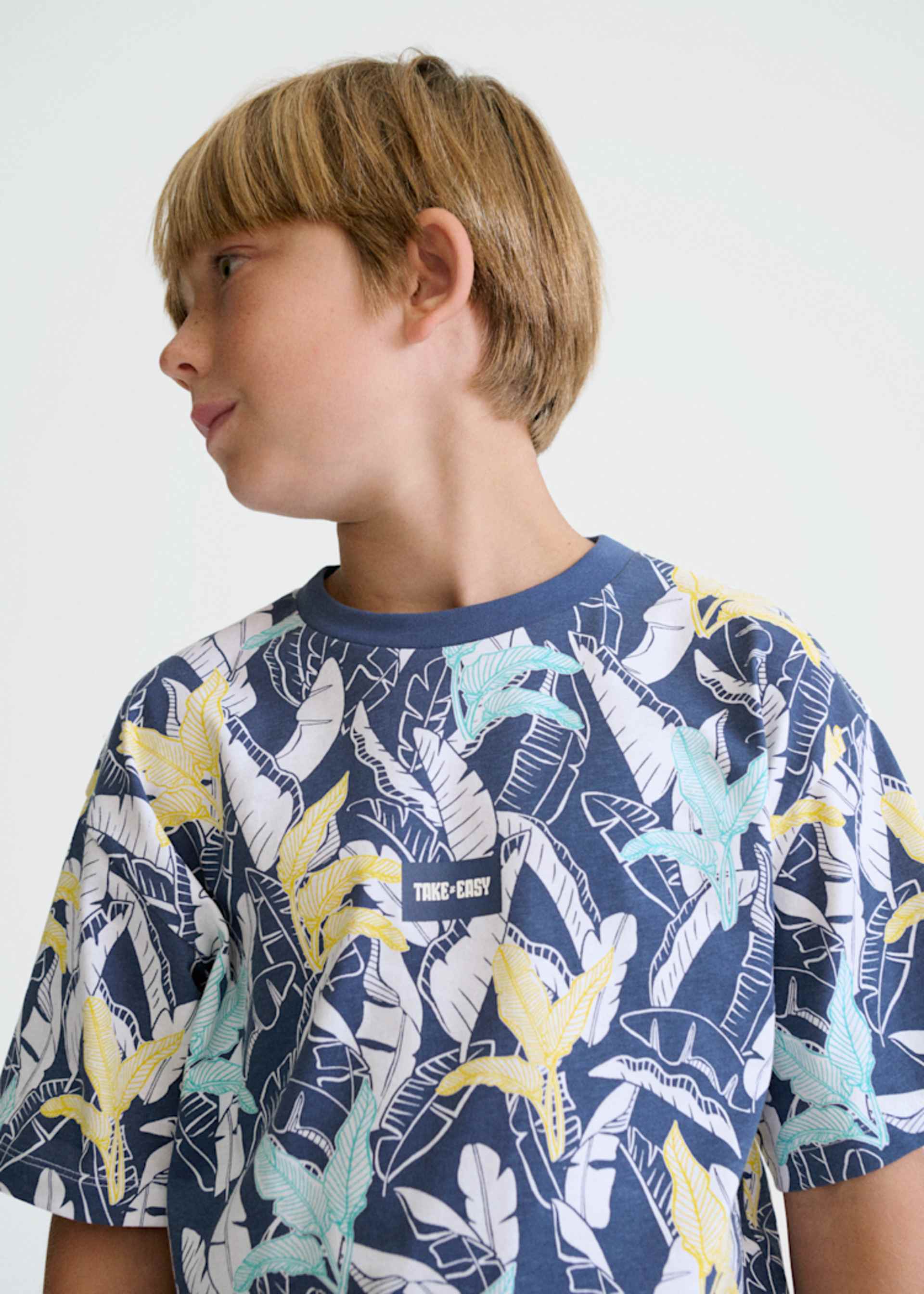 Playera estampada chico
