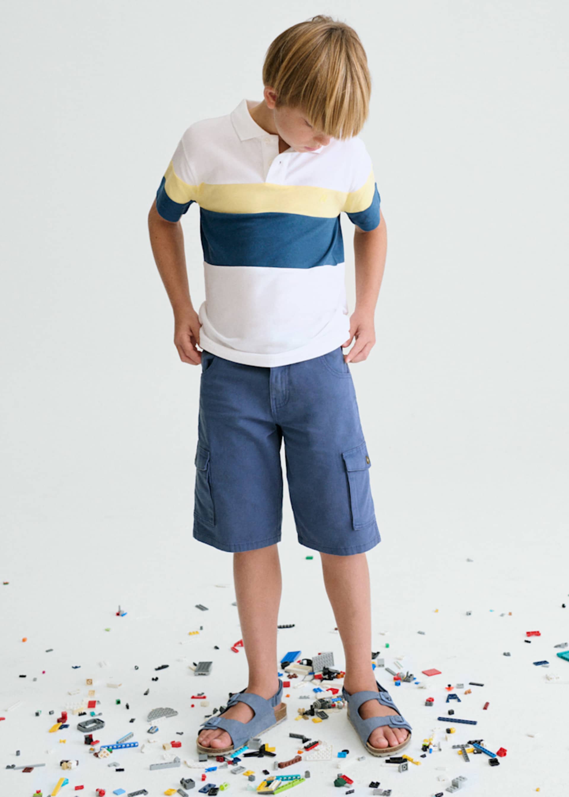 Boys' cargo Bermuda shorts