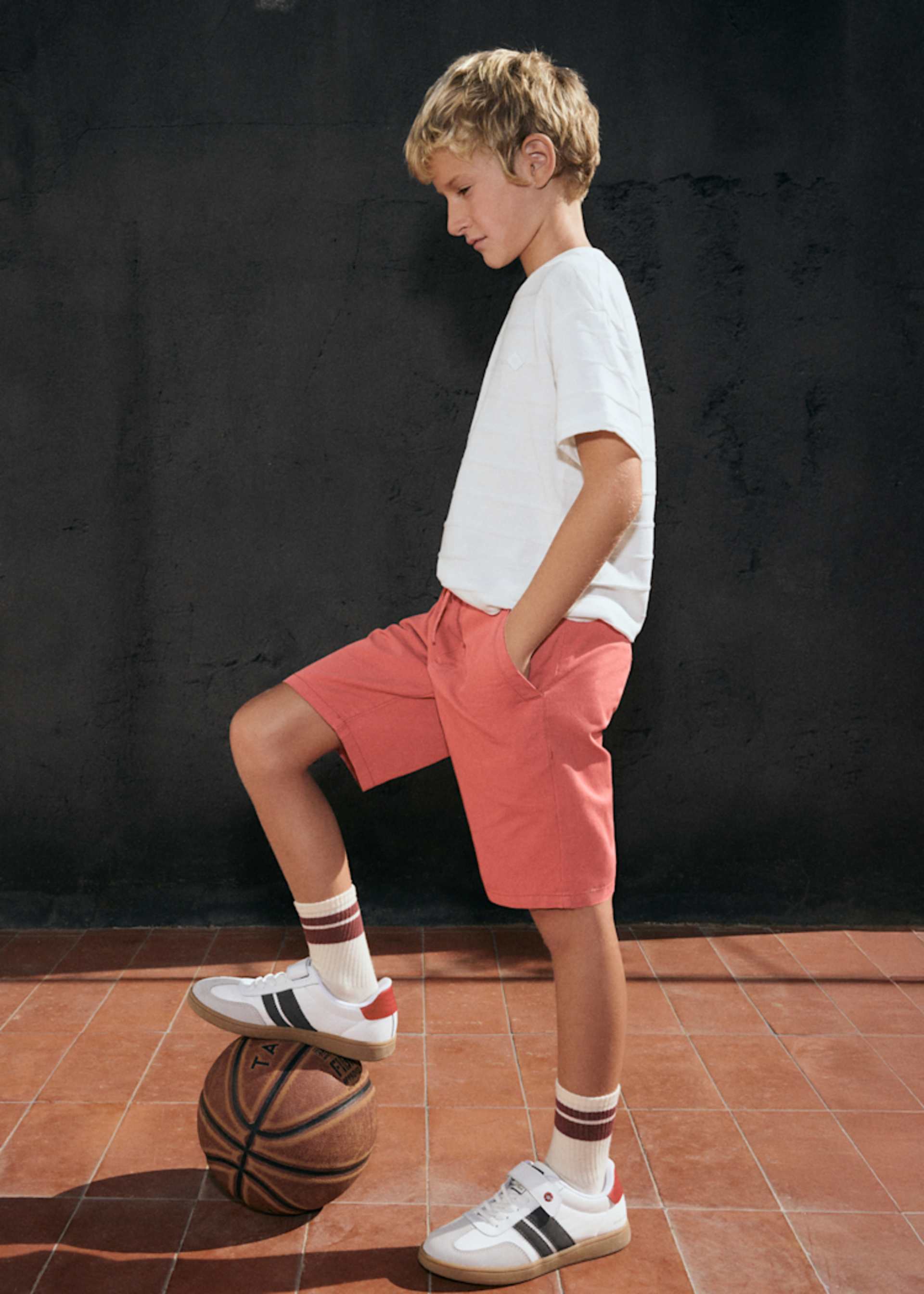 Boys' chino Bermuda shorts