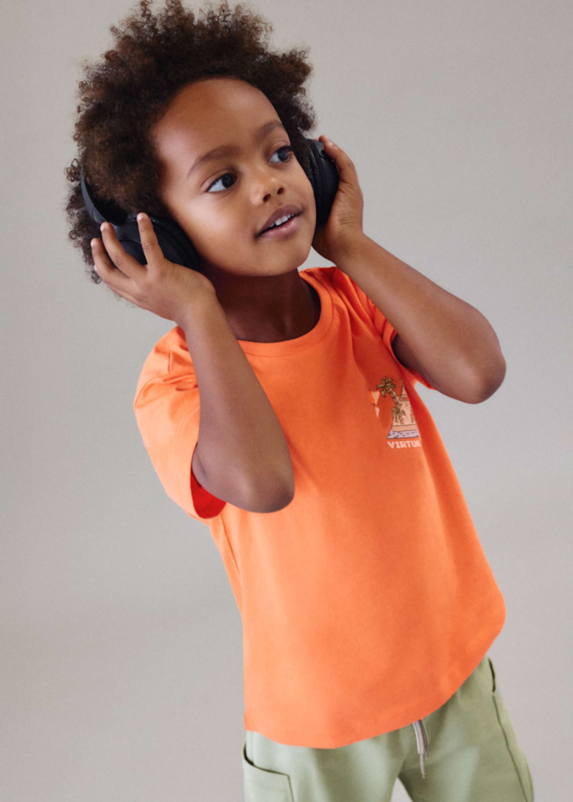 Boy Silkscreen Print T-shirt