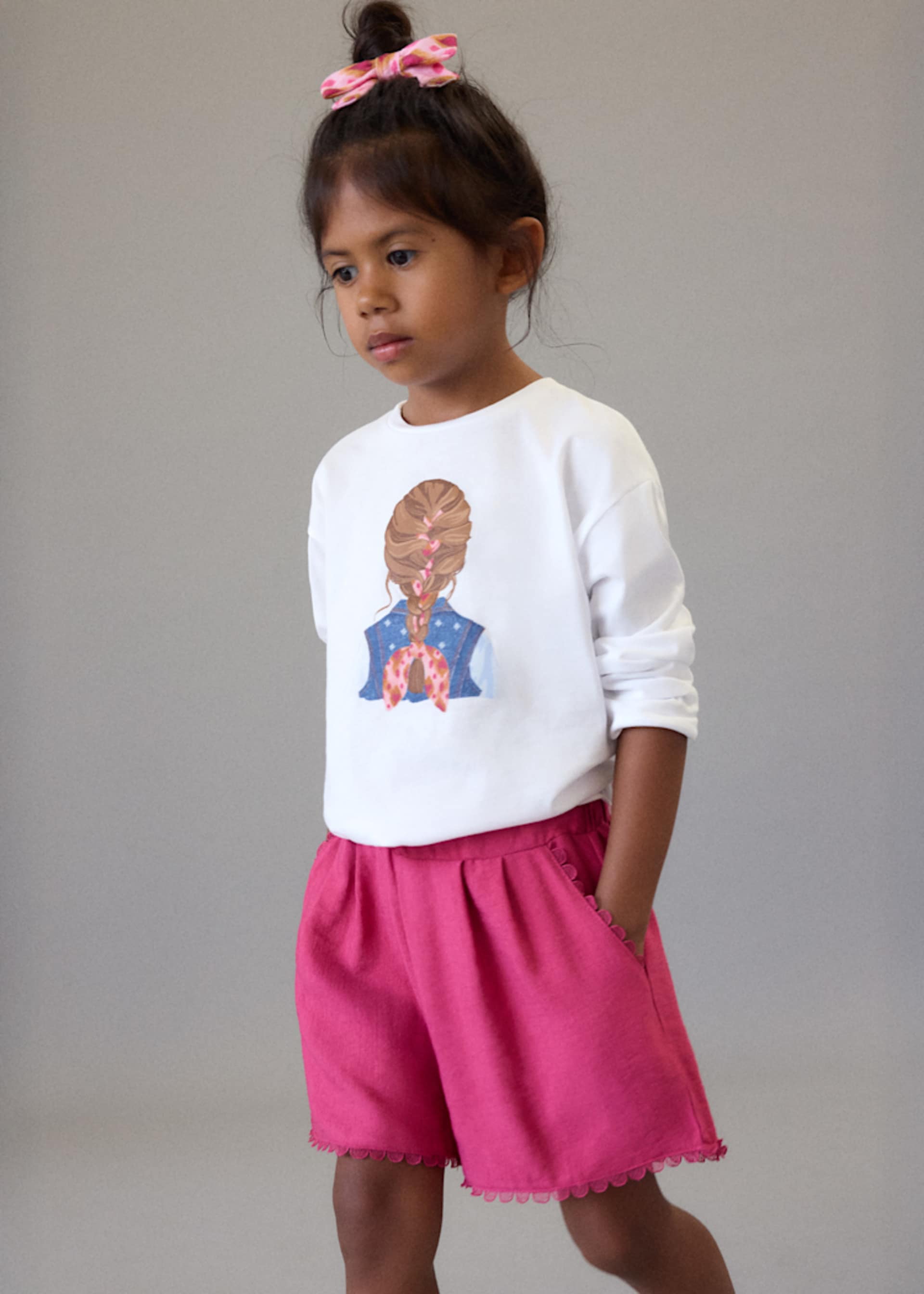 Pantalón tablas niña