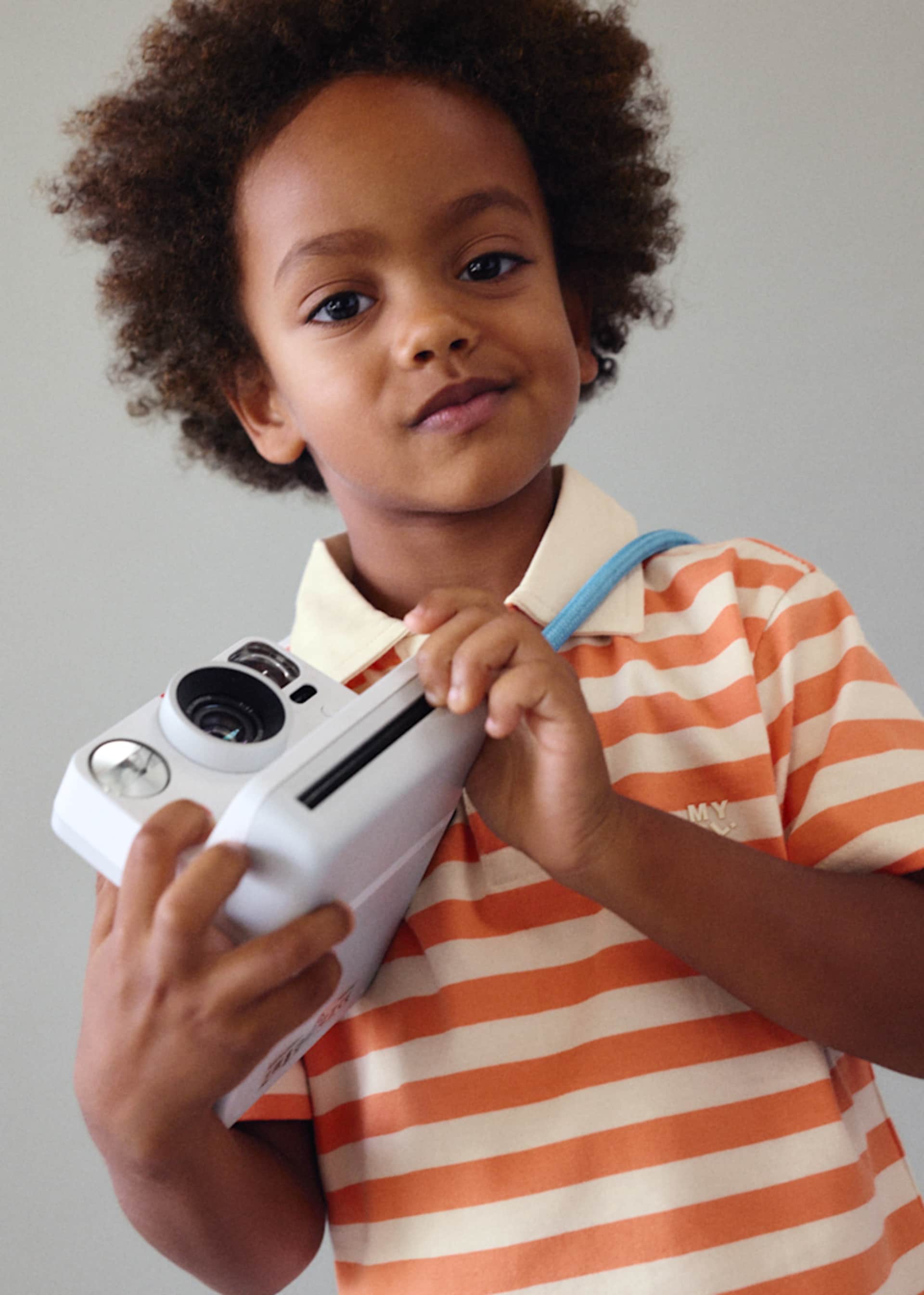 Striped polo shirt for boys