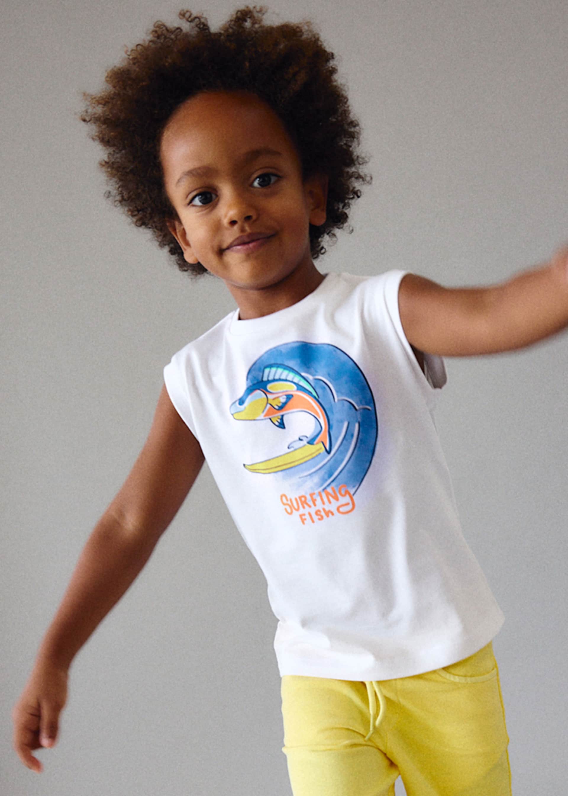 Tricou cu bretele baiat