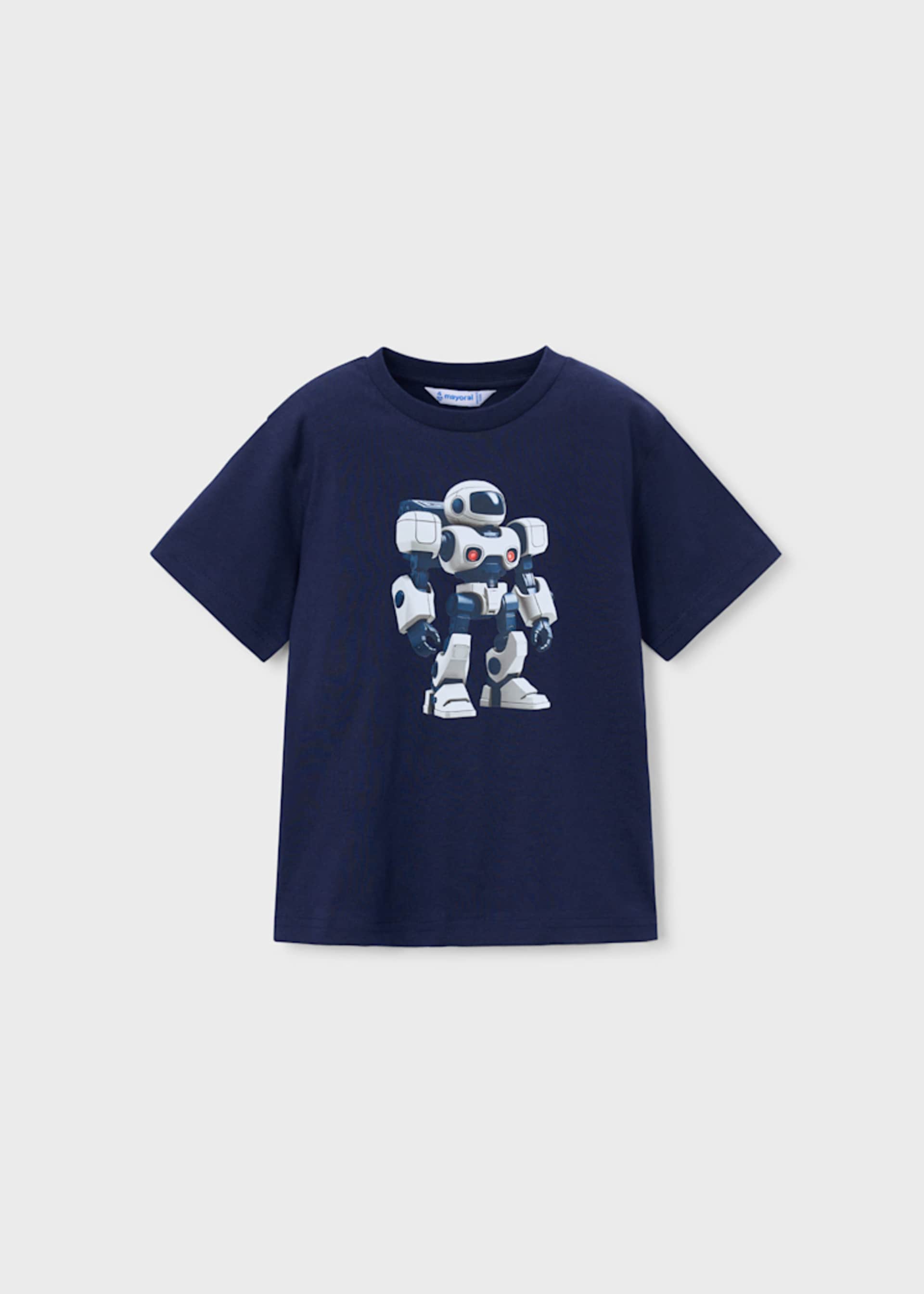 Maglietta manica corta robot bambino