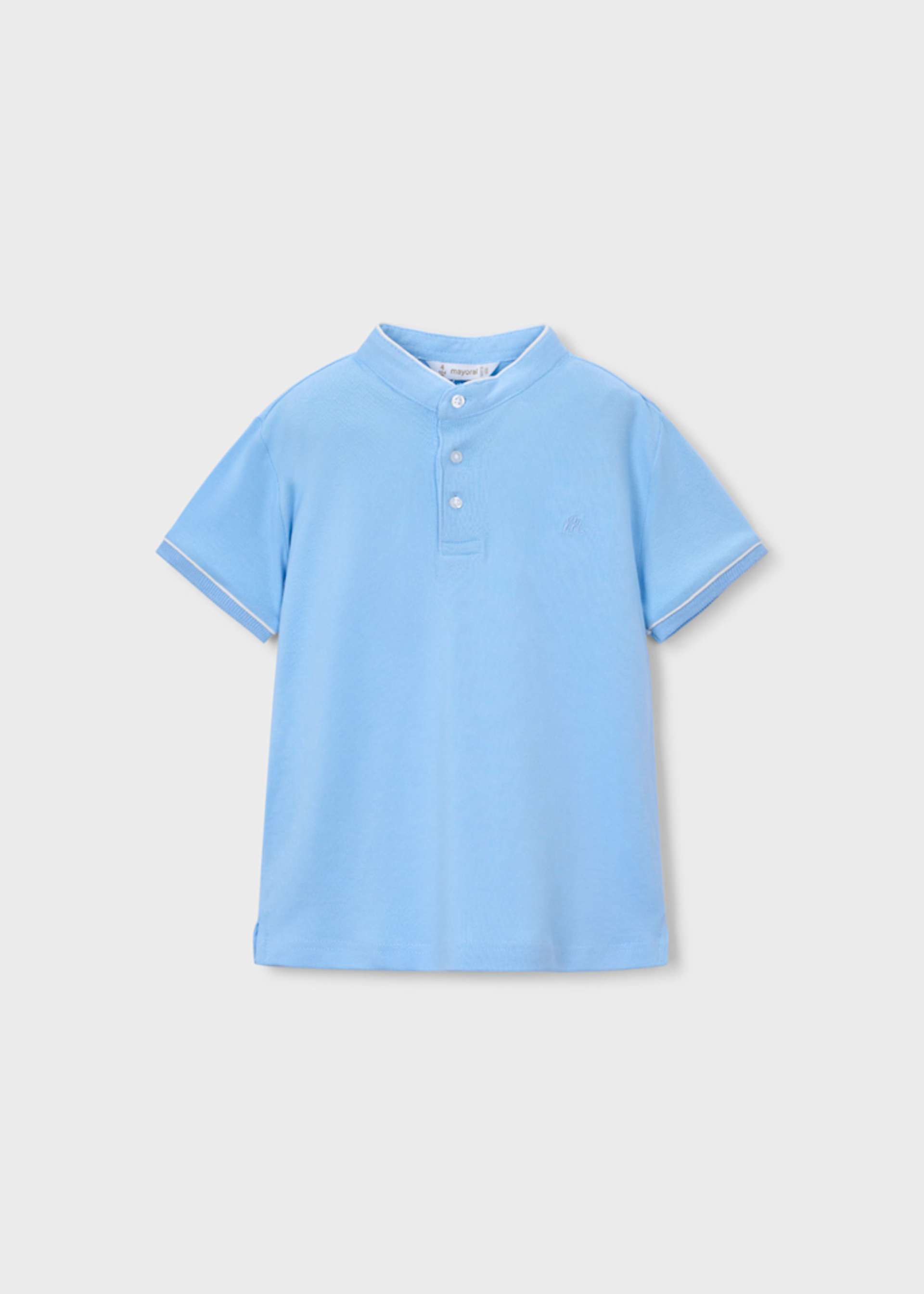 Boy's mandarin collar polo shirt Boy's mandarin collar polo shirt