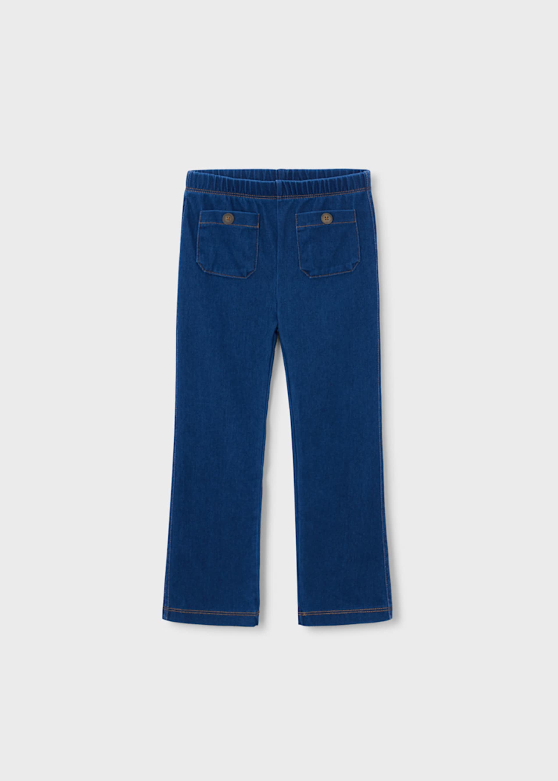 Girls' flare leggings with pockets