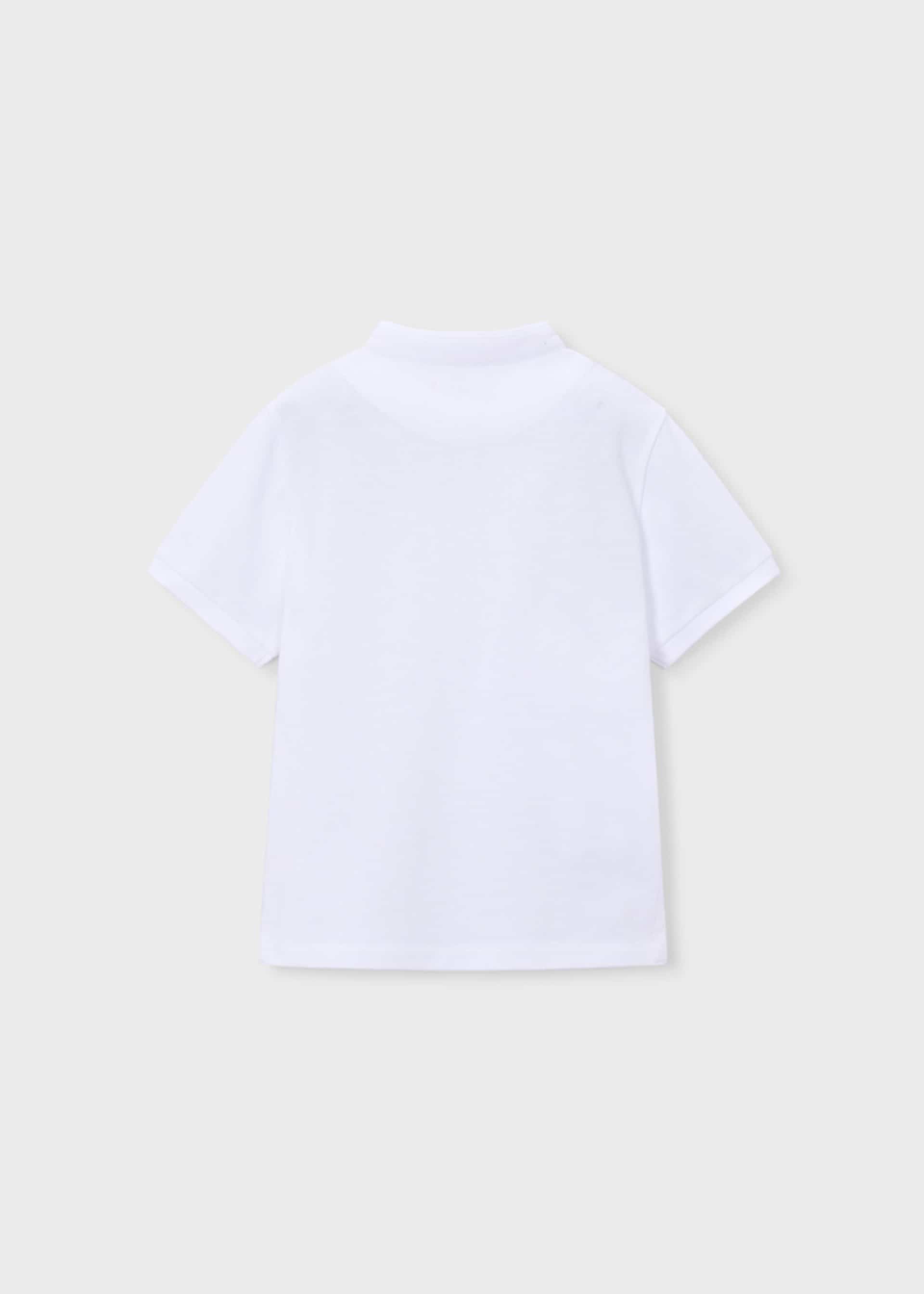 Basic mandarin collar polo shirt Basic mandarin collar polo shirt