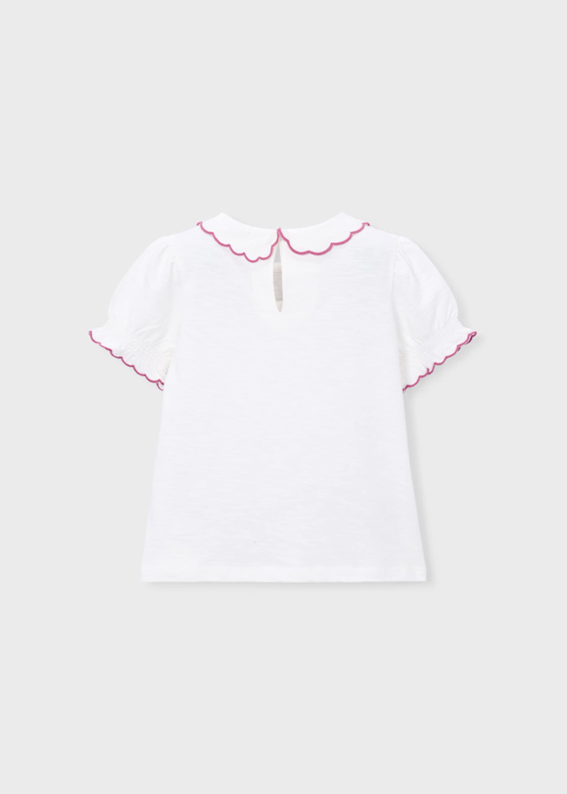 Blouse brodée fille