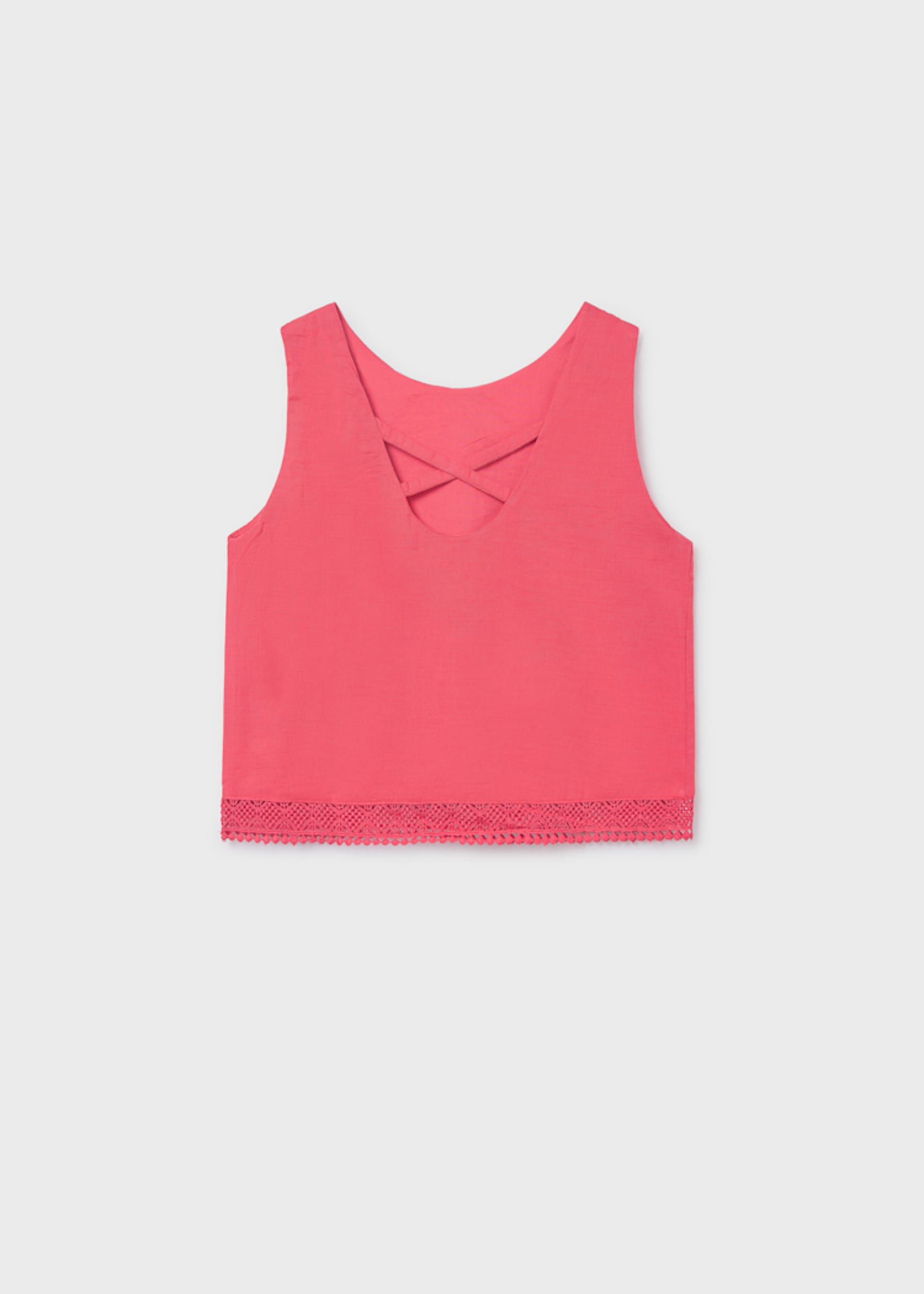 Blusa faixa bordada rapariga