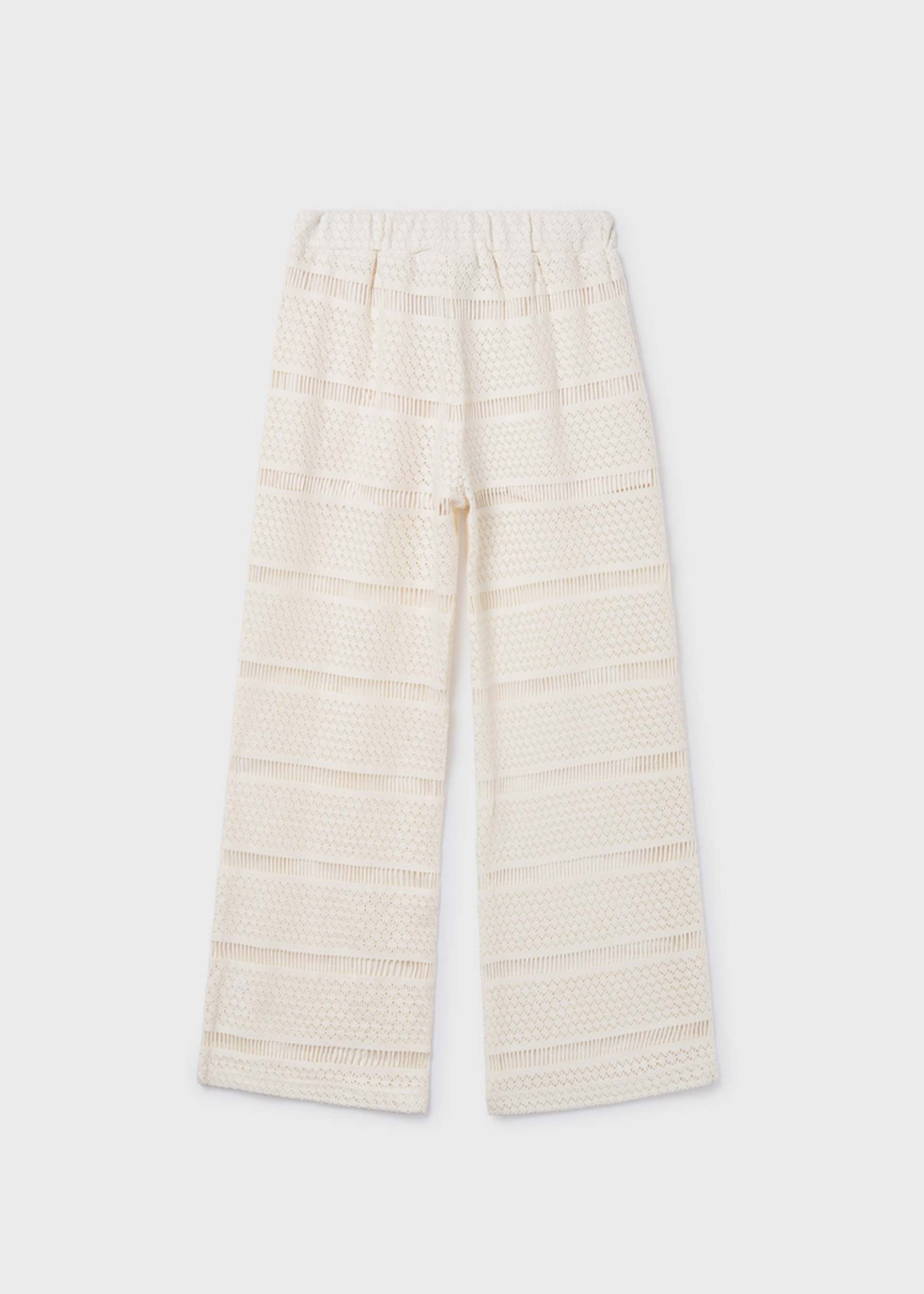 Girls' crochet long pants