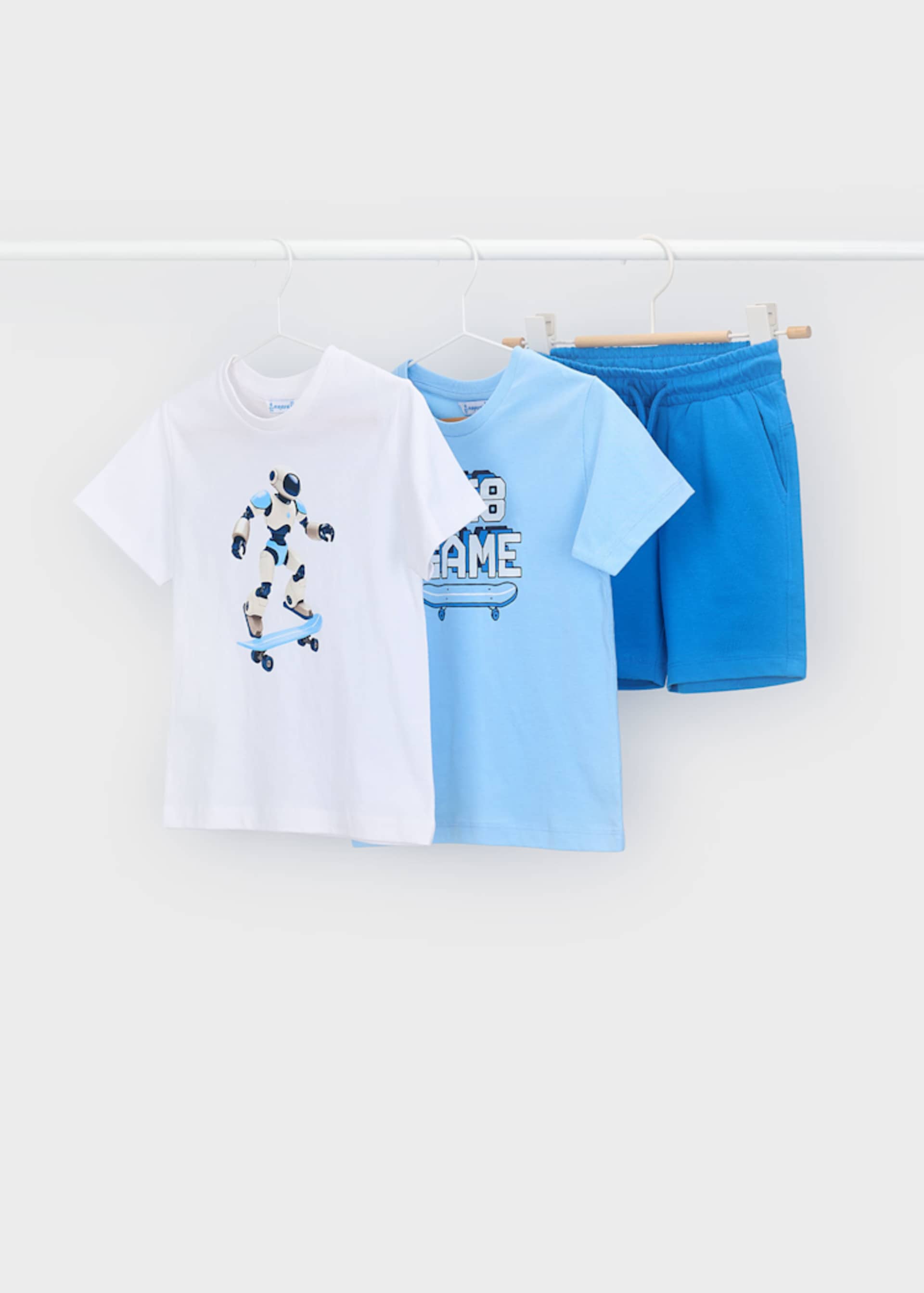 Conjunto 3 piezas robot niño