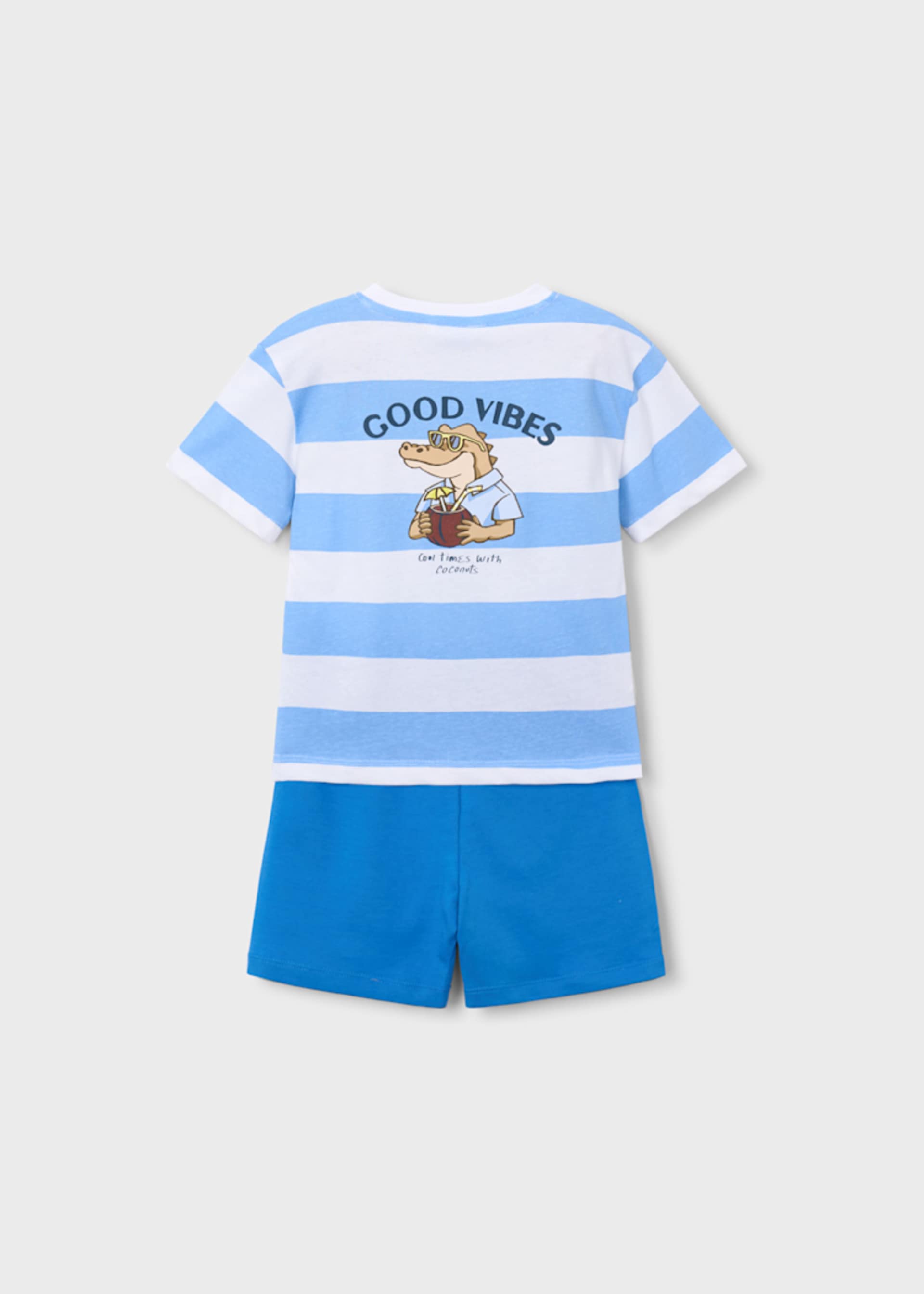 Boy Shorts and Striped T-shirt Set