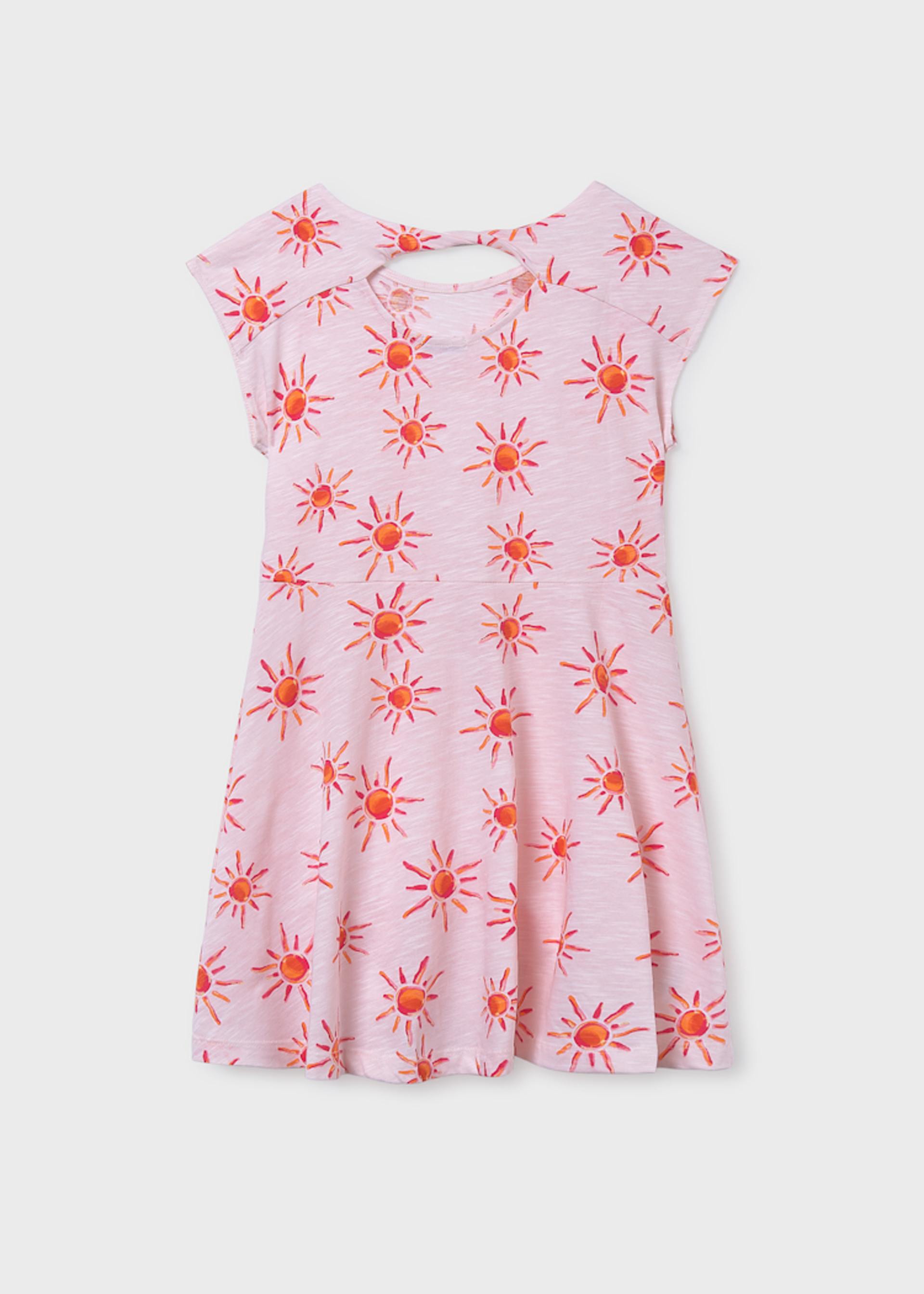 Girl Printed Knit Dress