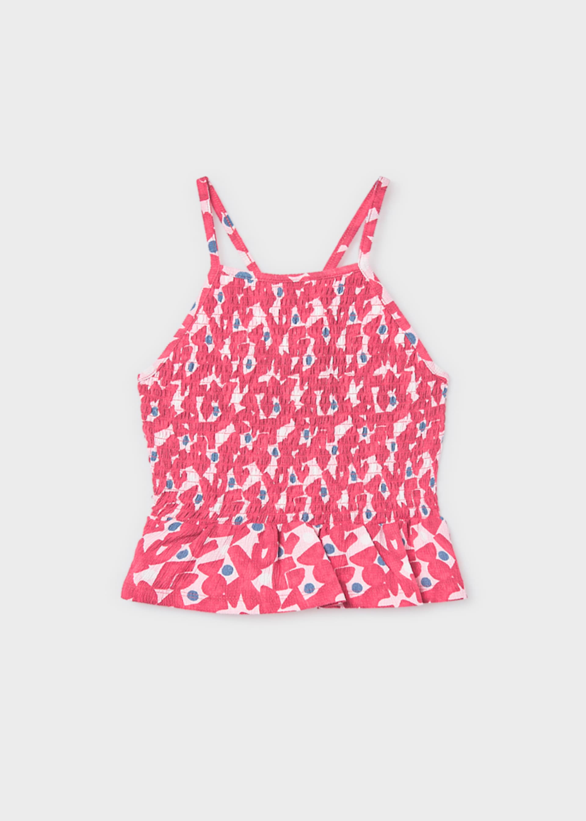 Top punto estampado chica