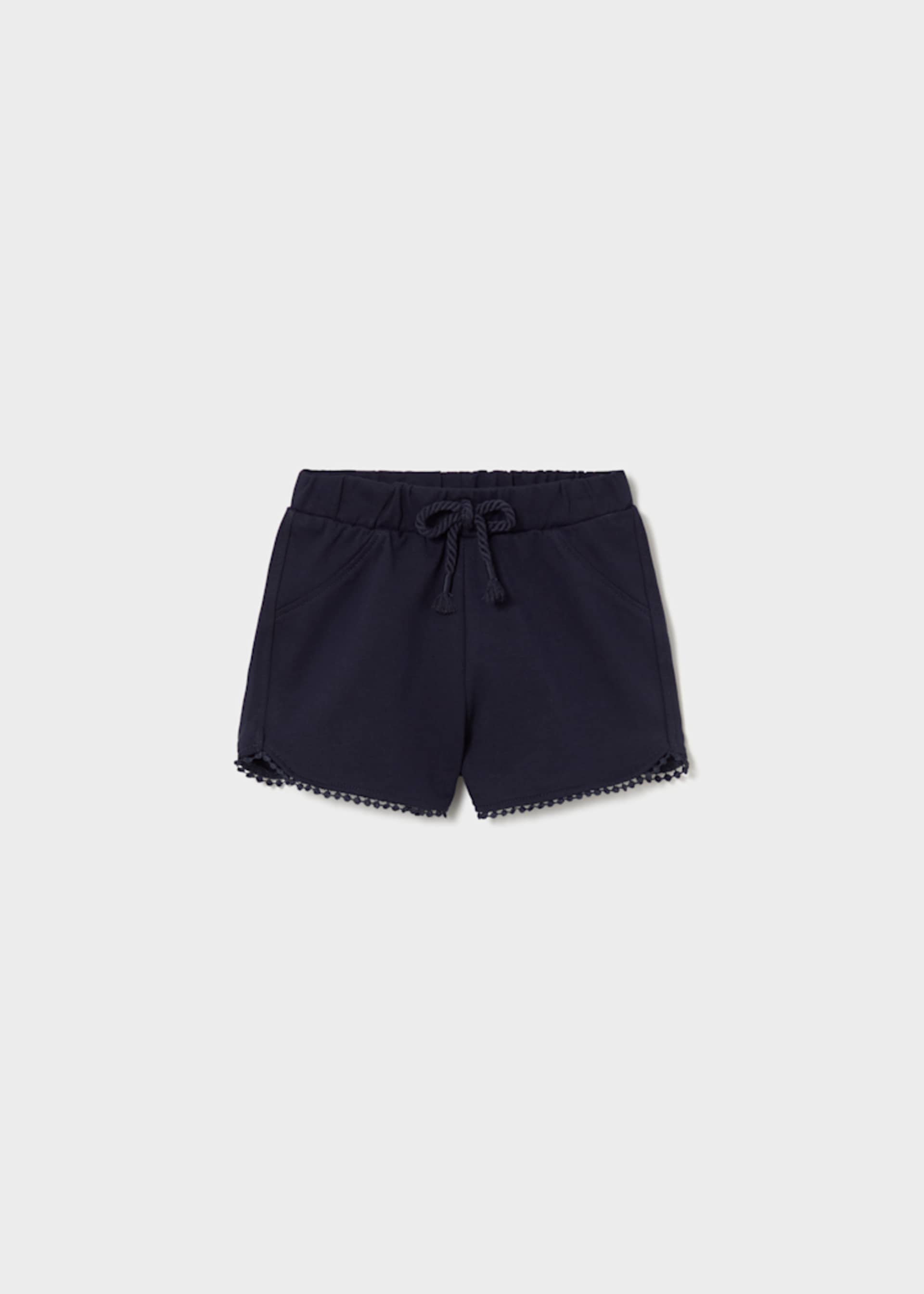 Pantalón corto básico de chándal bebé