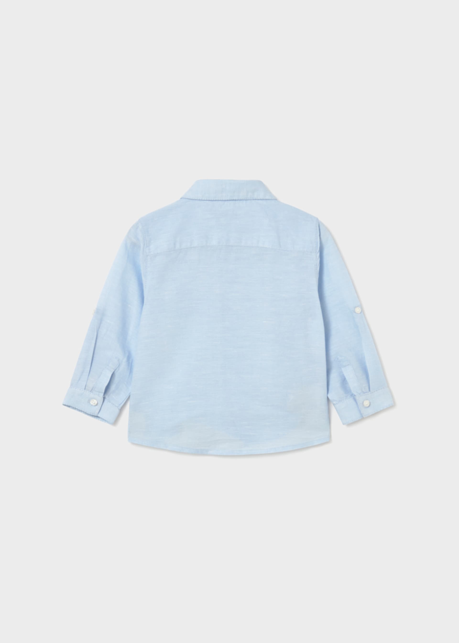 Baby long-sleeved linen shirt Baby long-sleeved linen shirt