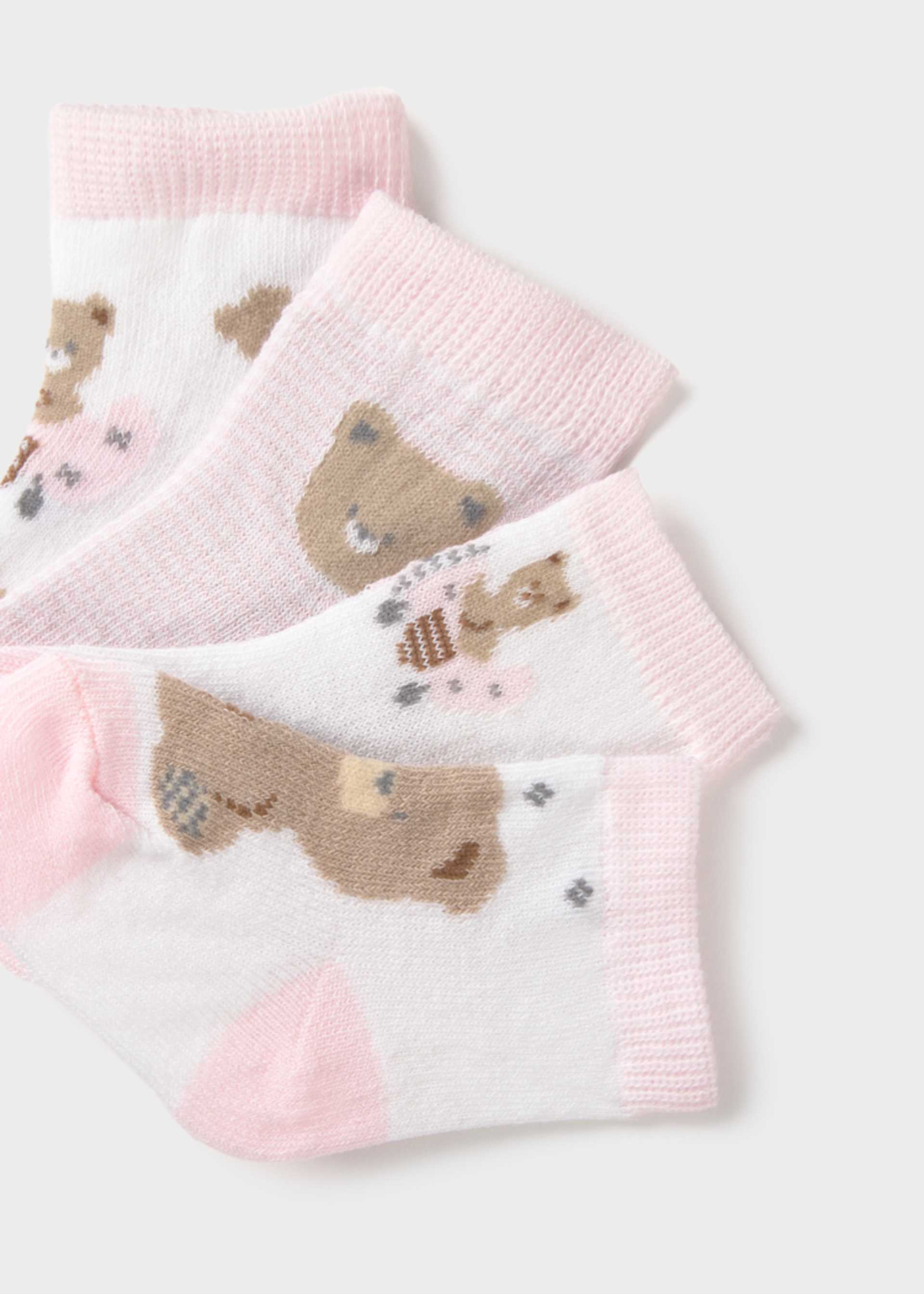 Lot 4 chaussettes animaux nouveau-né
