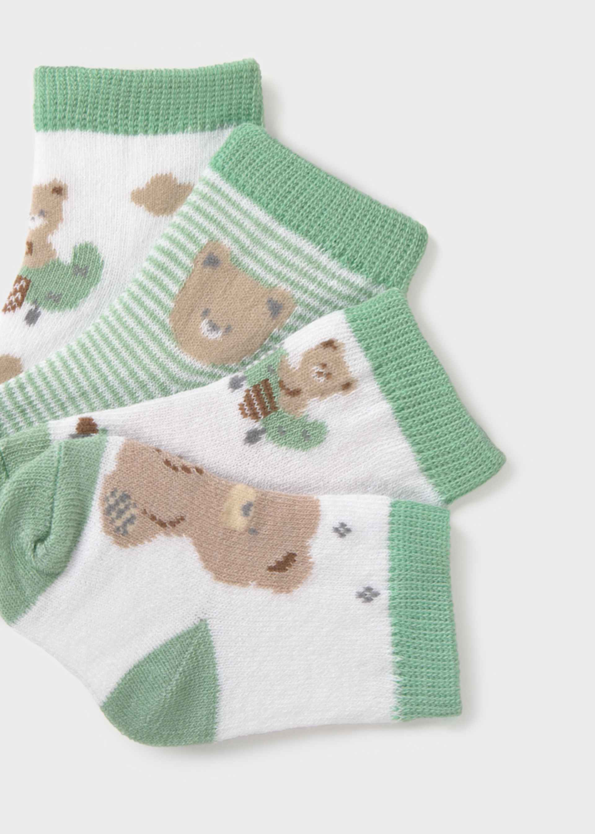 4er-Set Socken Tierchen Neugeborene