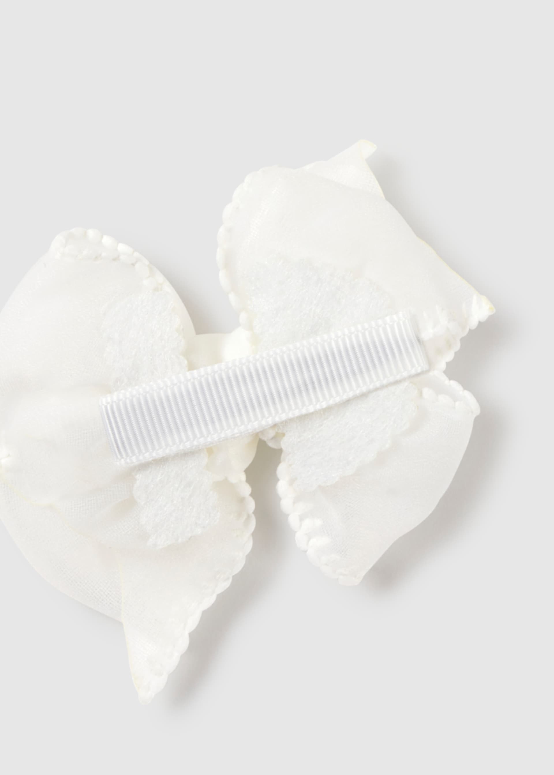 Serre-tête élastique et barrette à nœud nouveau-né