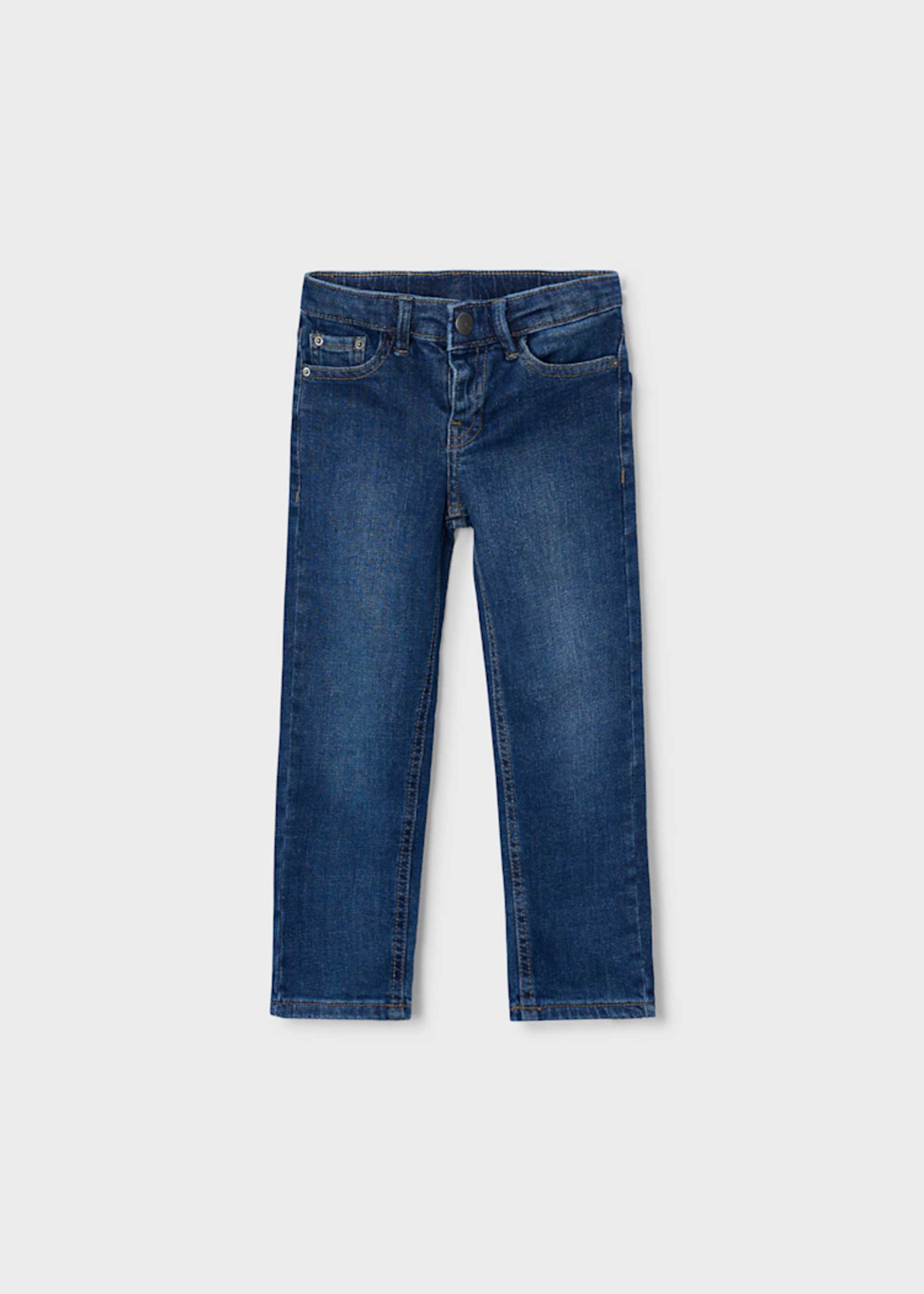 Pantaloni denim regular fit basic baiat Pantaloni denim regular fit basic baiat