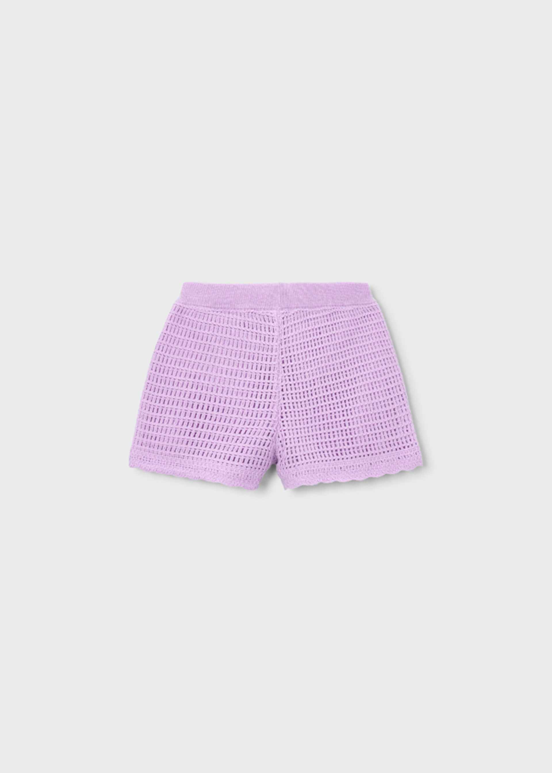 Girl Openwork Shorts