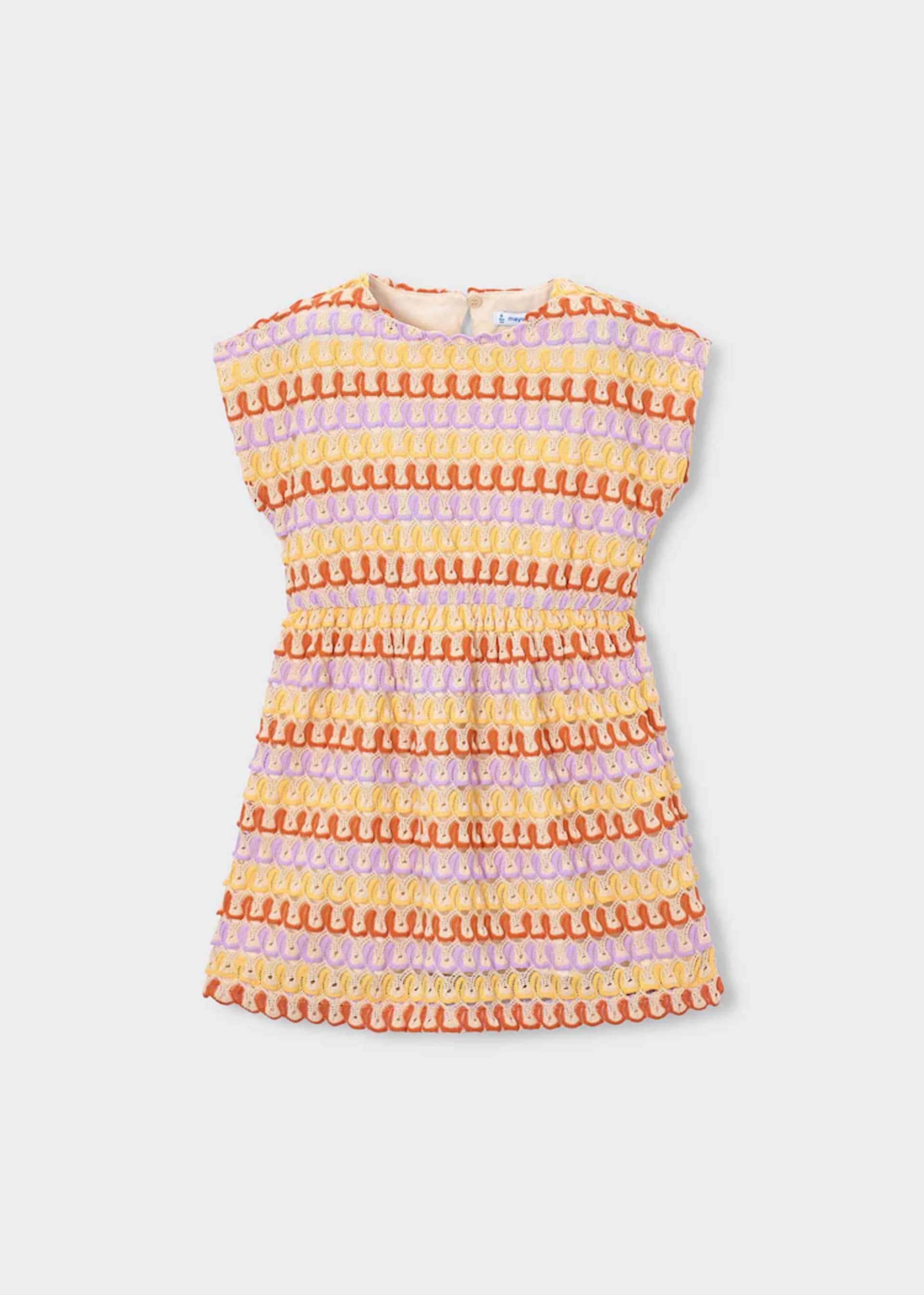 Girl Printed Knit Dress
