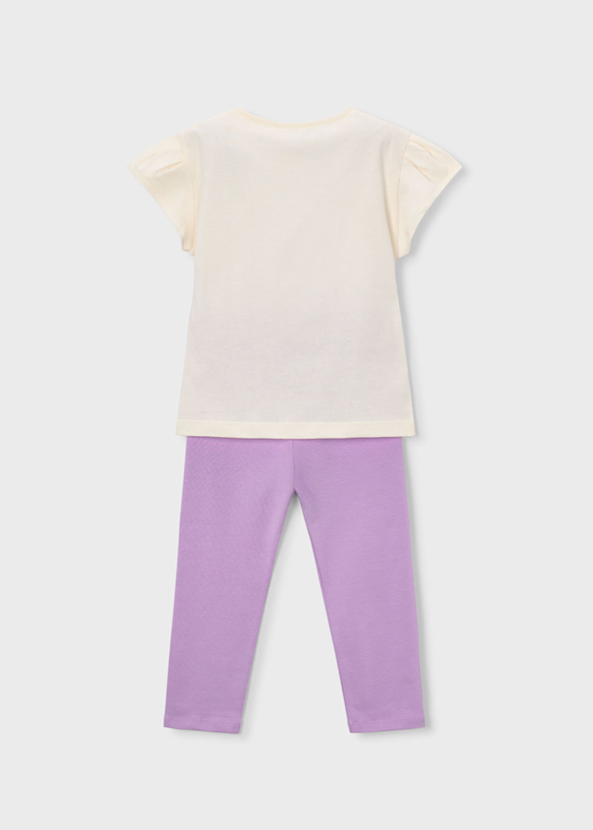 Conjunto leggings e t-shirt menina