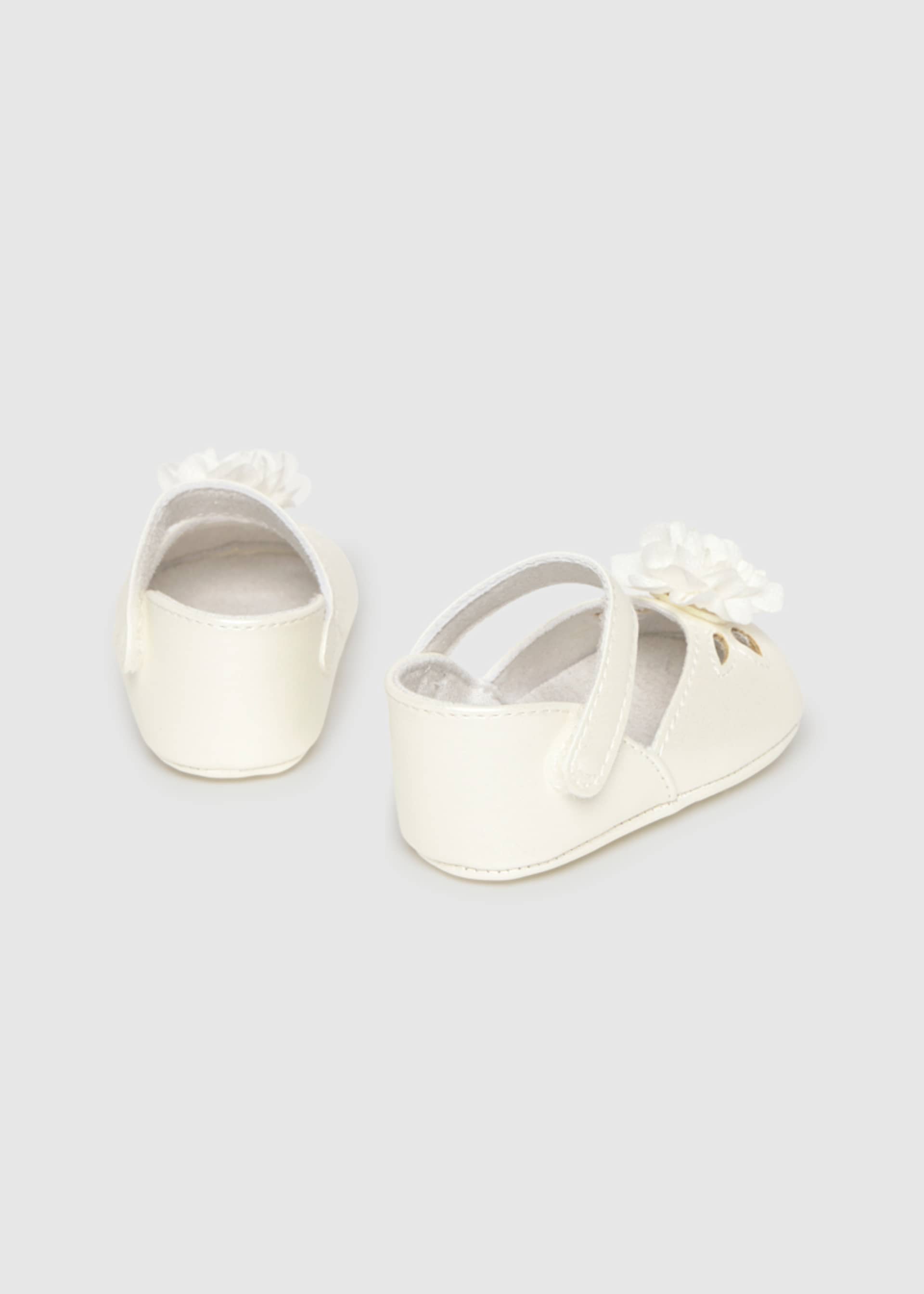 Newborn Girl Flower Mary Janes
