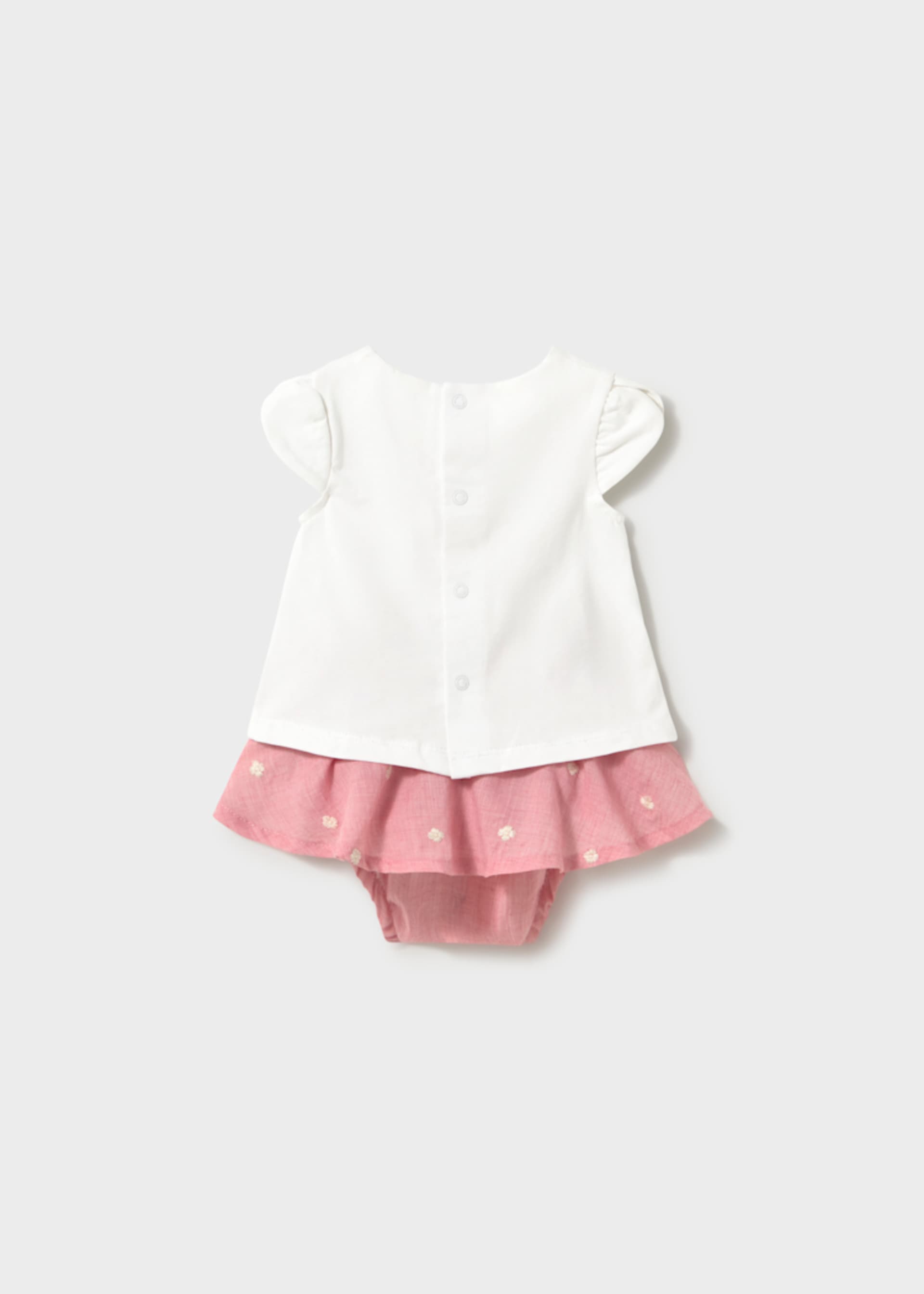 Conjunto saia e t-shirt ursinho recém nascida