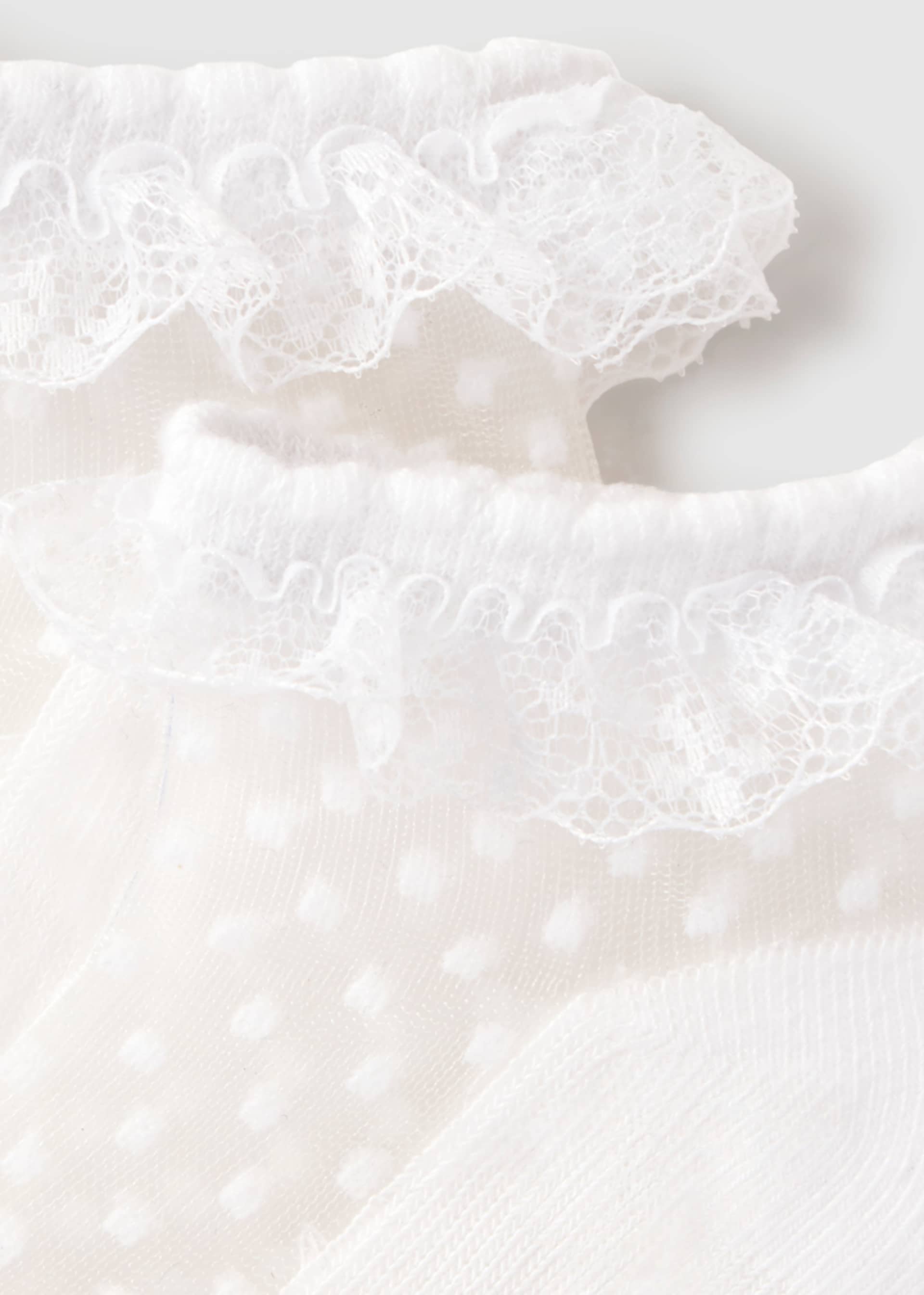 Chaussettes plumetis bébé