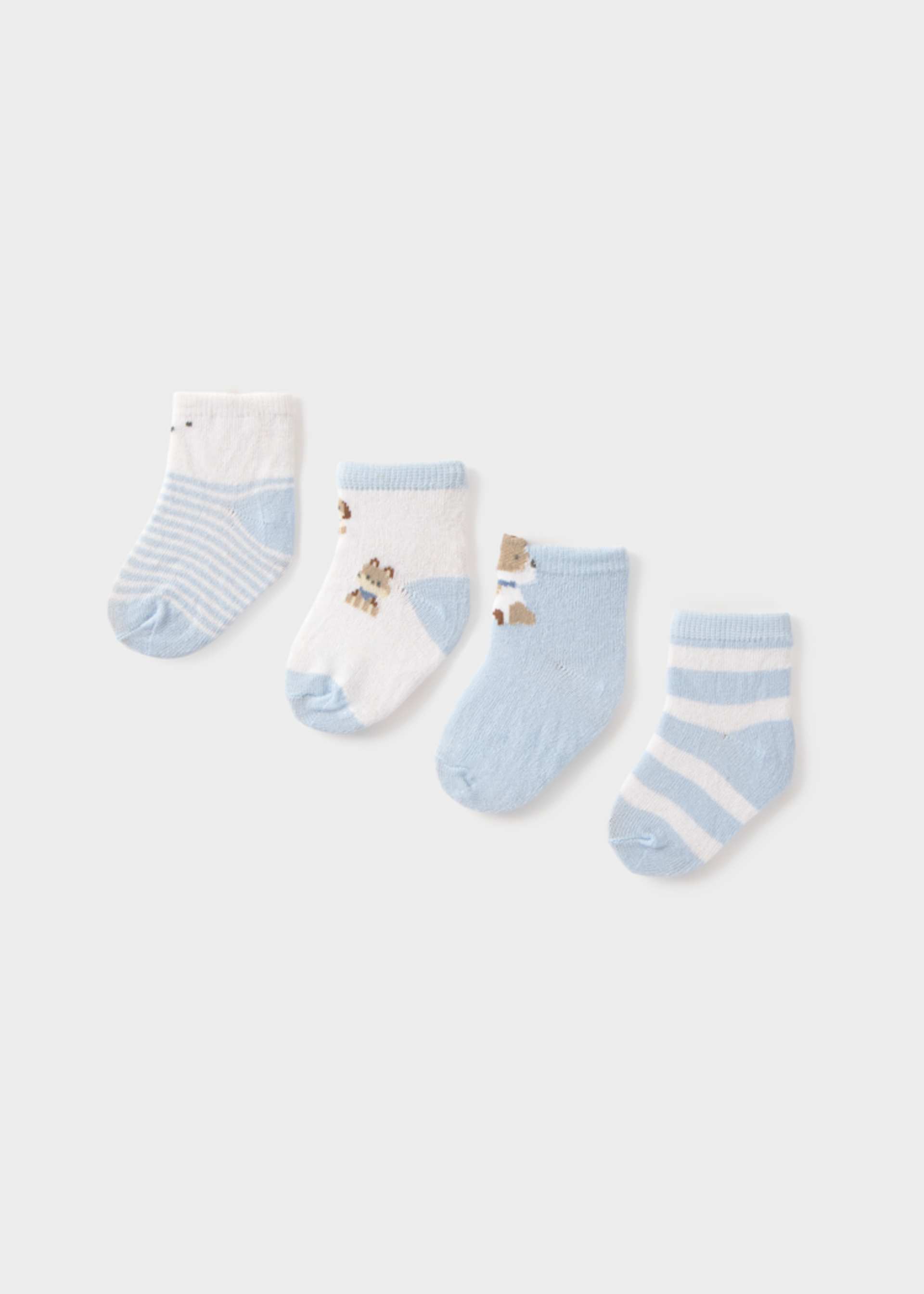 Set of 4 newborn socks