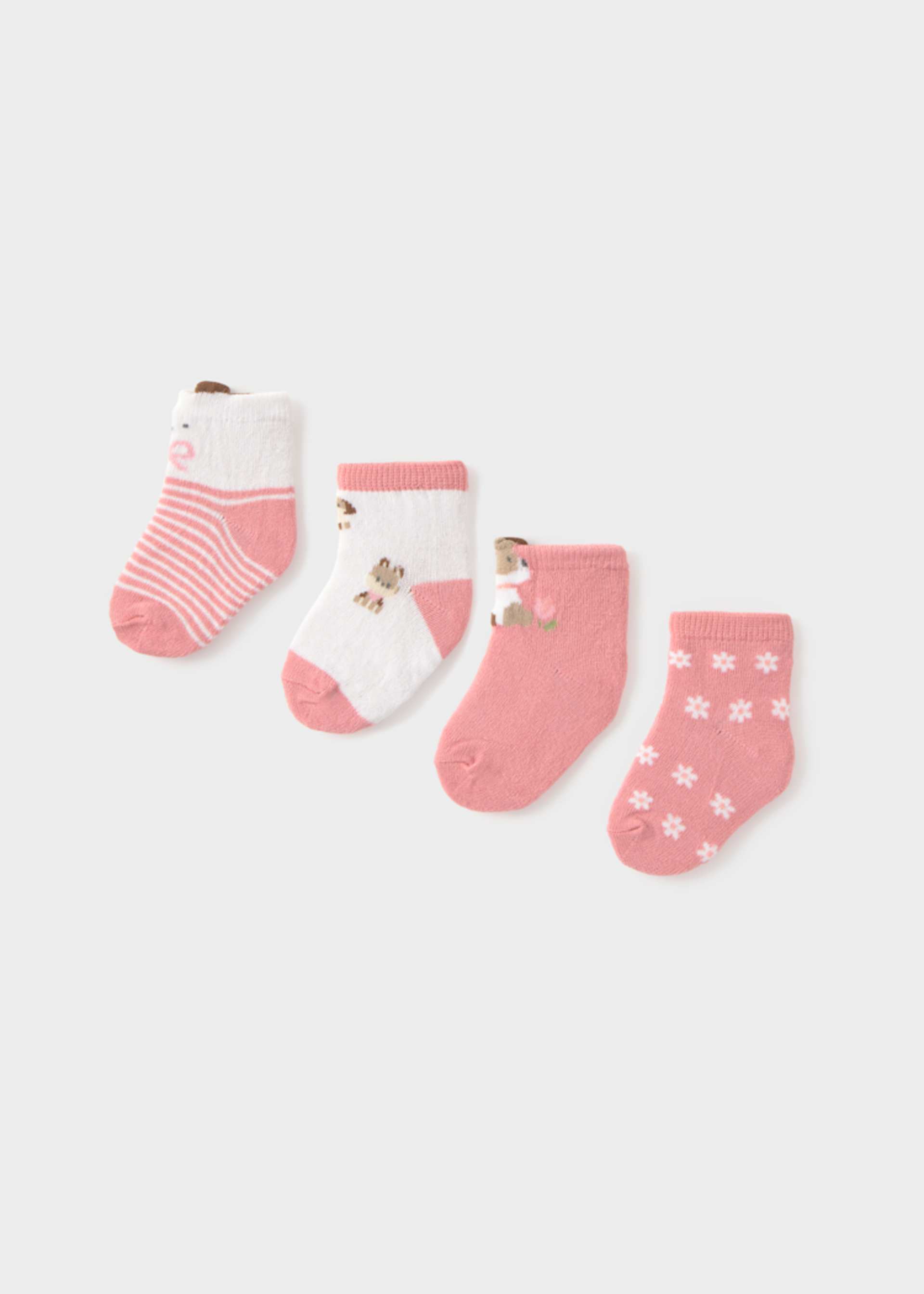 Set of 4 newborn socks
