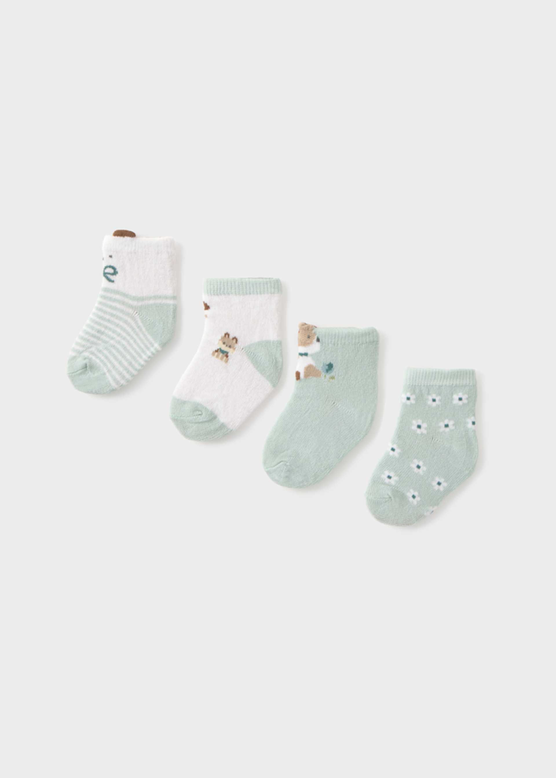 Set 4 calze corte neonata