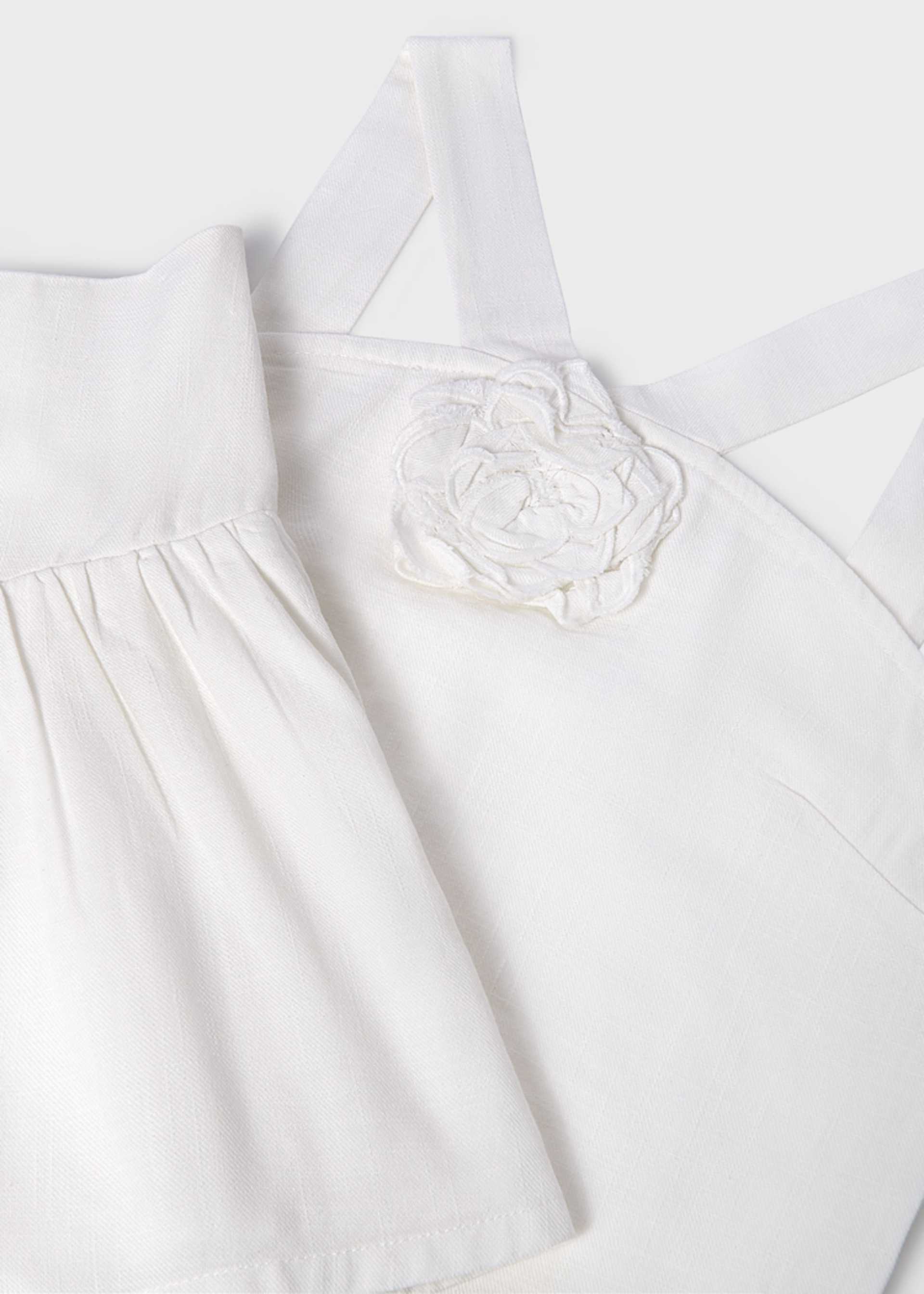 Conjunto calção e top flor rapariga