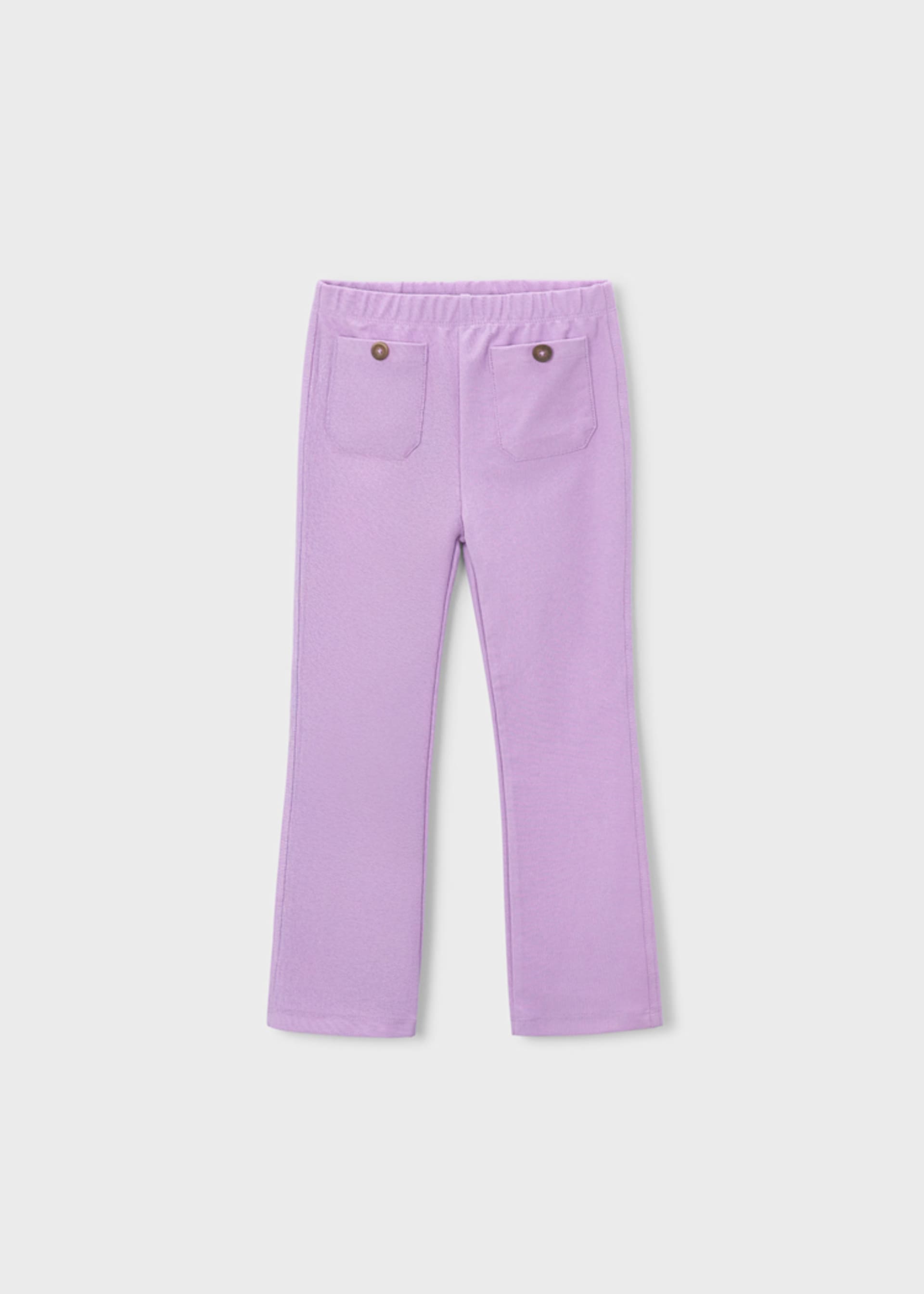 Leggings flare con tasche bambina