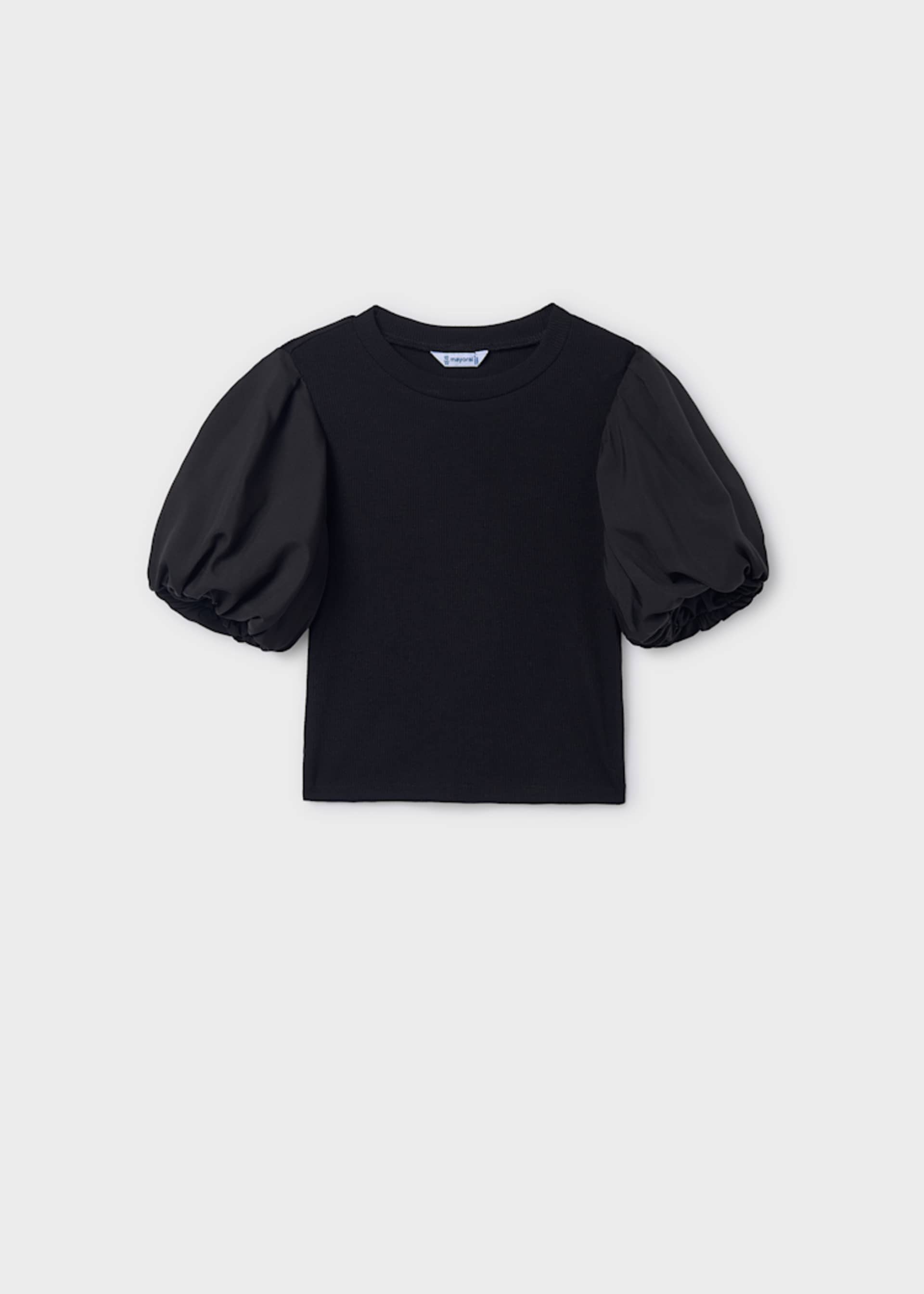 Tricou cu maneci bufante fata