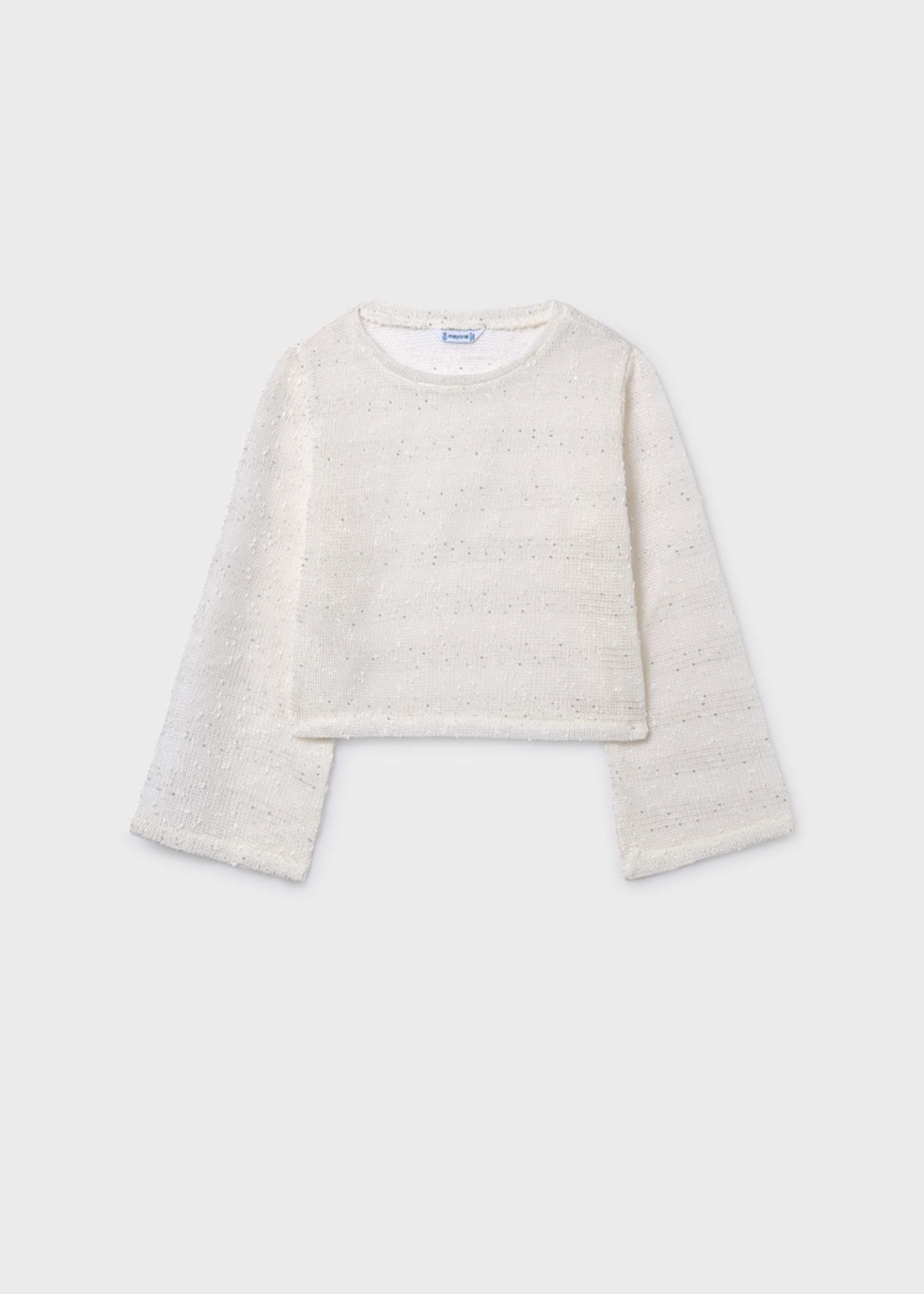 Girl Knit T-shirt with Tank Top