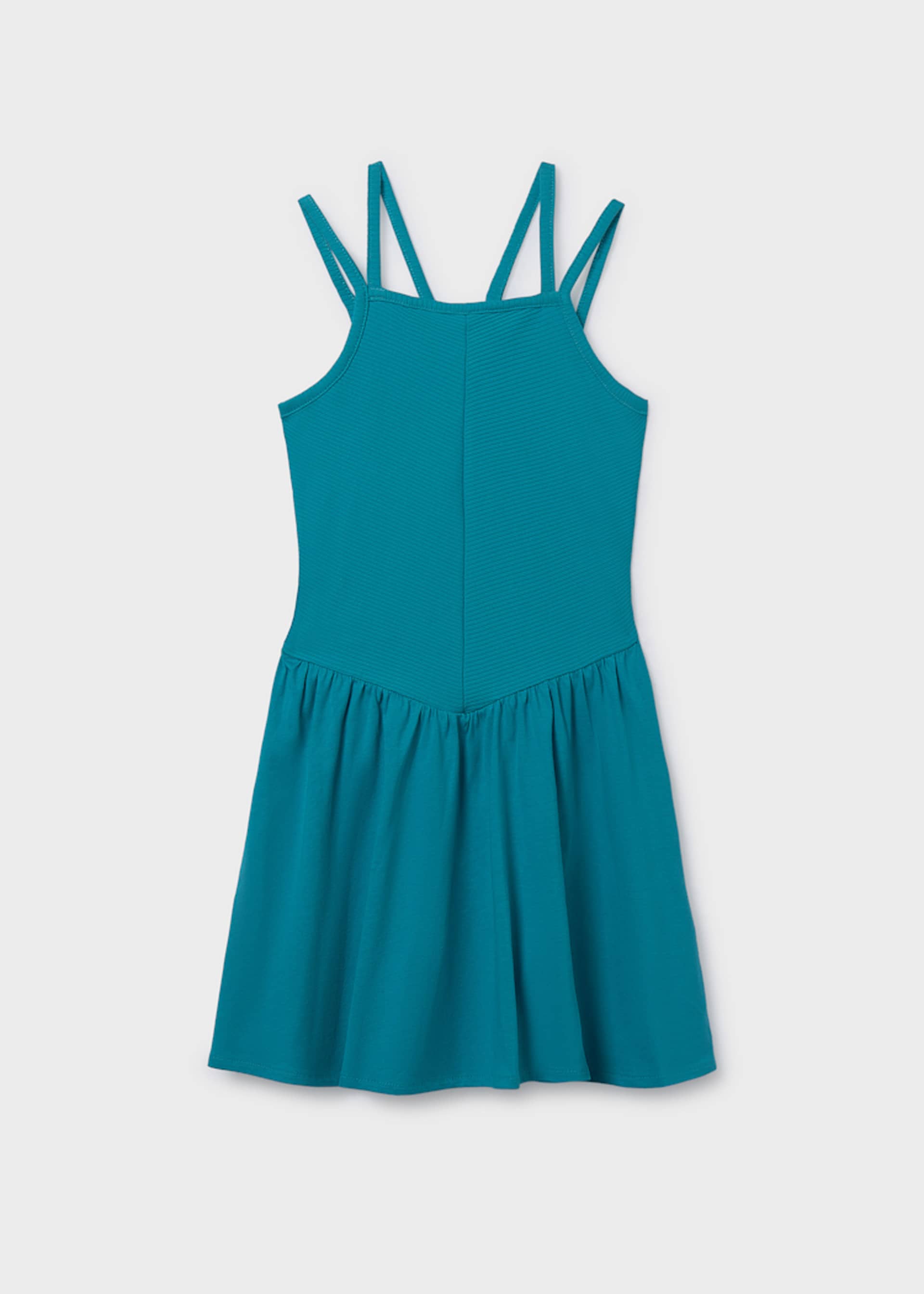 Vestito punto canalé ragazza