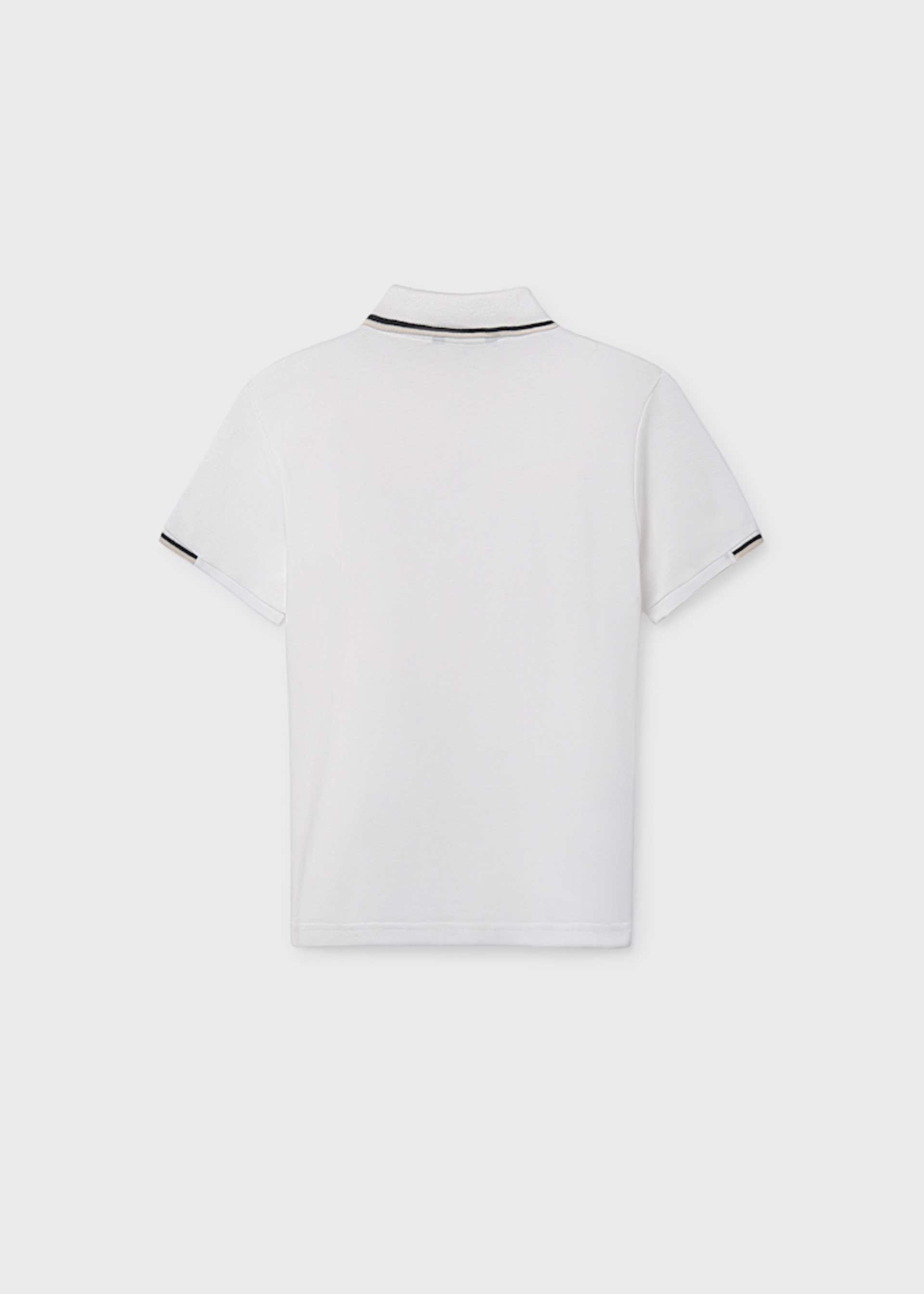 Men's zip-up polo shirt